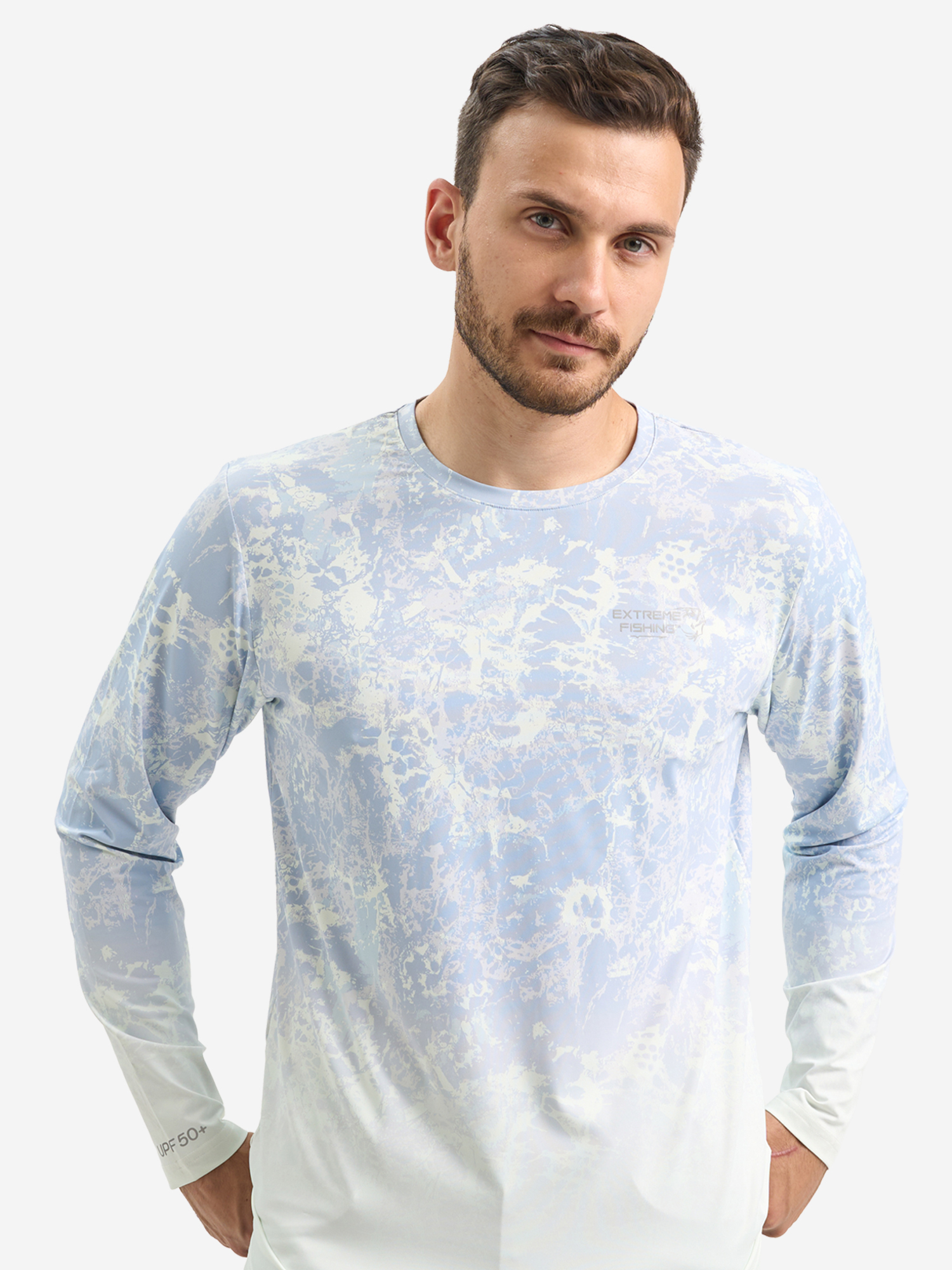 Изображение товара Мужской лонгслив extreme fishing для рыбалки и охоты UPF50+ защита от насекомых