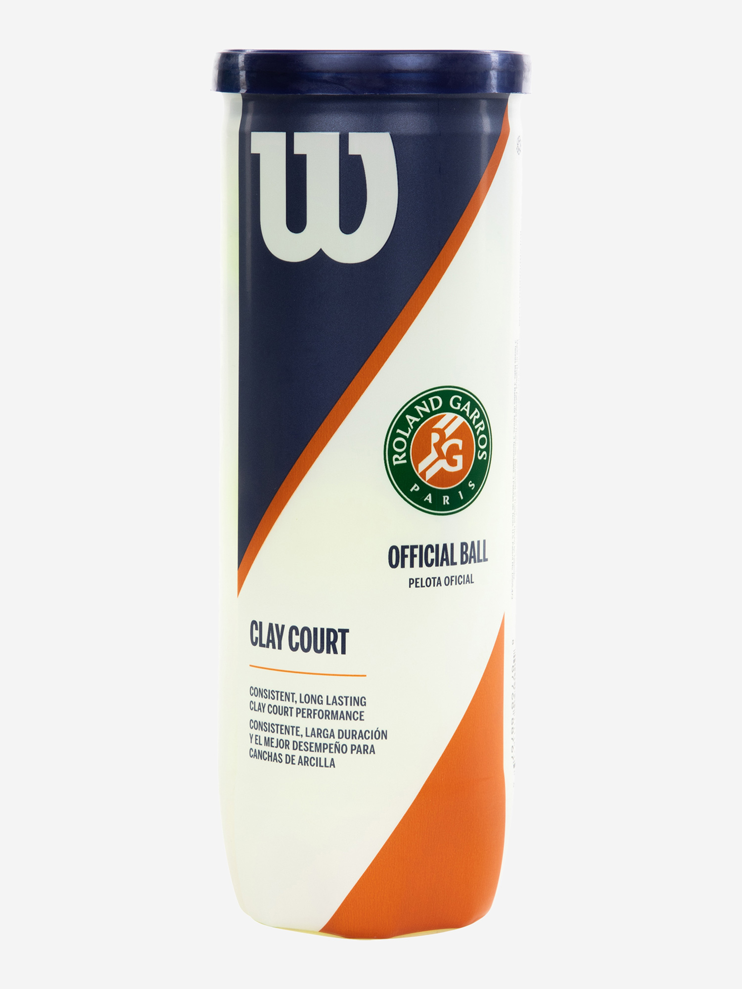 

Набор мячей для большого тенниса Wilson ROLAND GARROS CLAY CT (3 шт.), Желтый