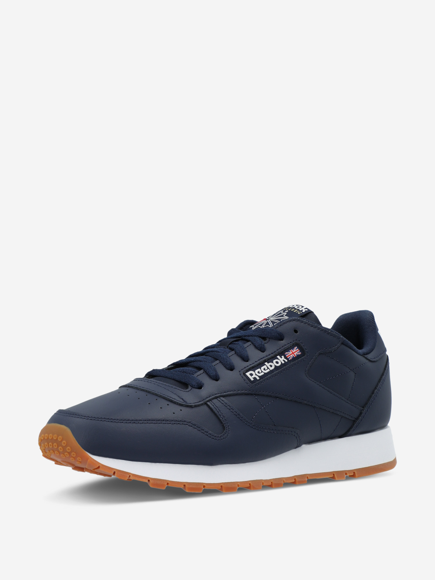 Кроссовки мужские Reebok Classic Leather, Синий Вид№3