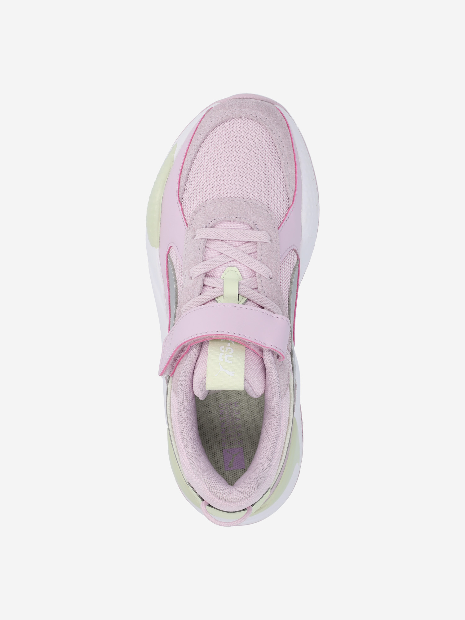 Кроссовки для девочек PUMA RS-X Metallic Ac+ Ps, Розовый 391985P0P-05, размер 30 - фото 5