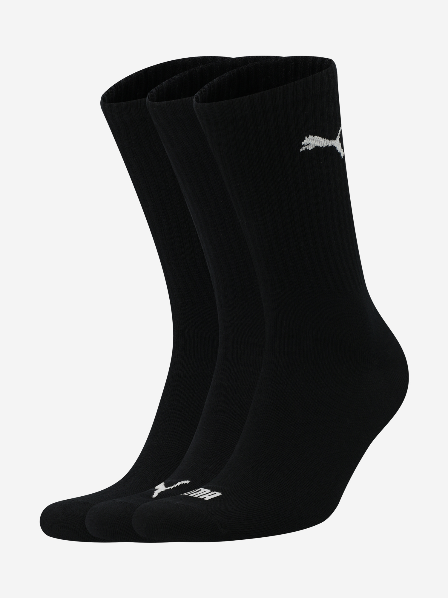 Носки Puma Crew, 3 пары, черный, арт. 947666P0P-02