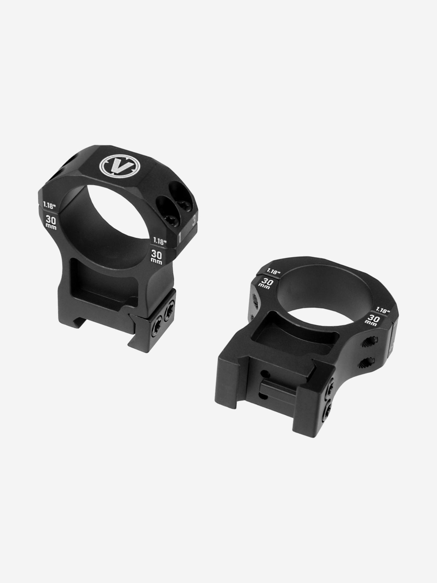 Изображение товара Кольца для прицела Veber Alfa R30H на Weaver 7075