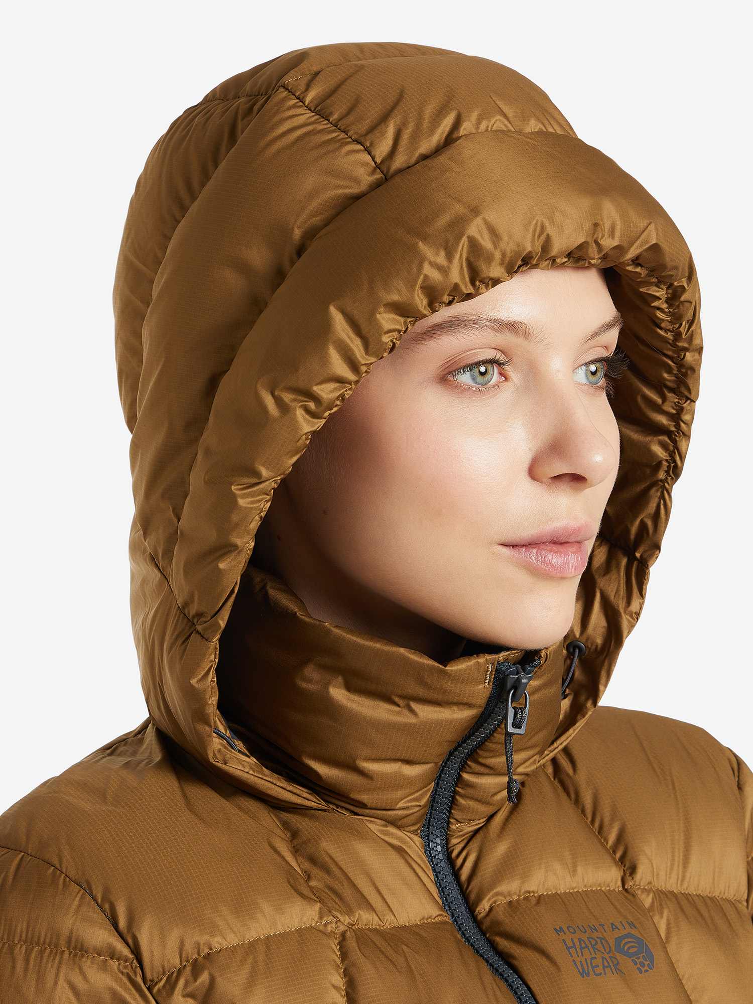 Пуховик женский Mountain Hardwear Rhea Ridge/2 Parka, Коричневый 1898071MHW-239, размер 46 - фото 4