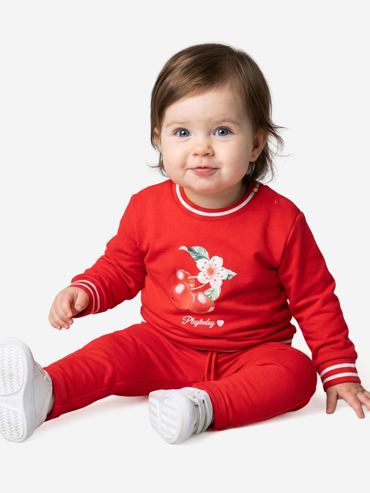 Изображение товара Комплект для девочек: свитшот, брюки PlayToday