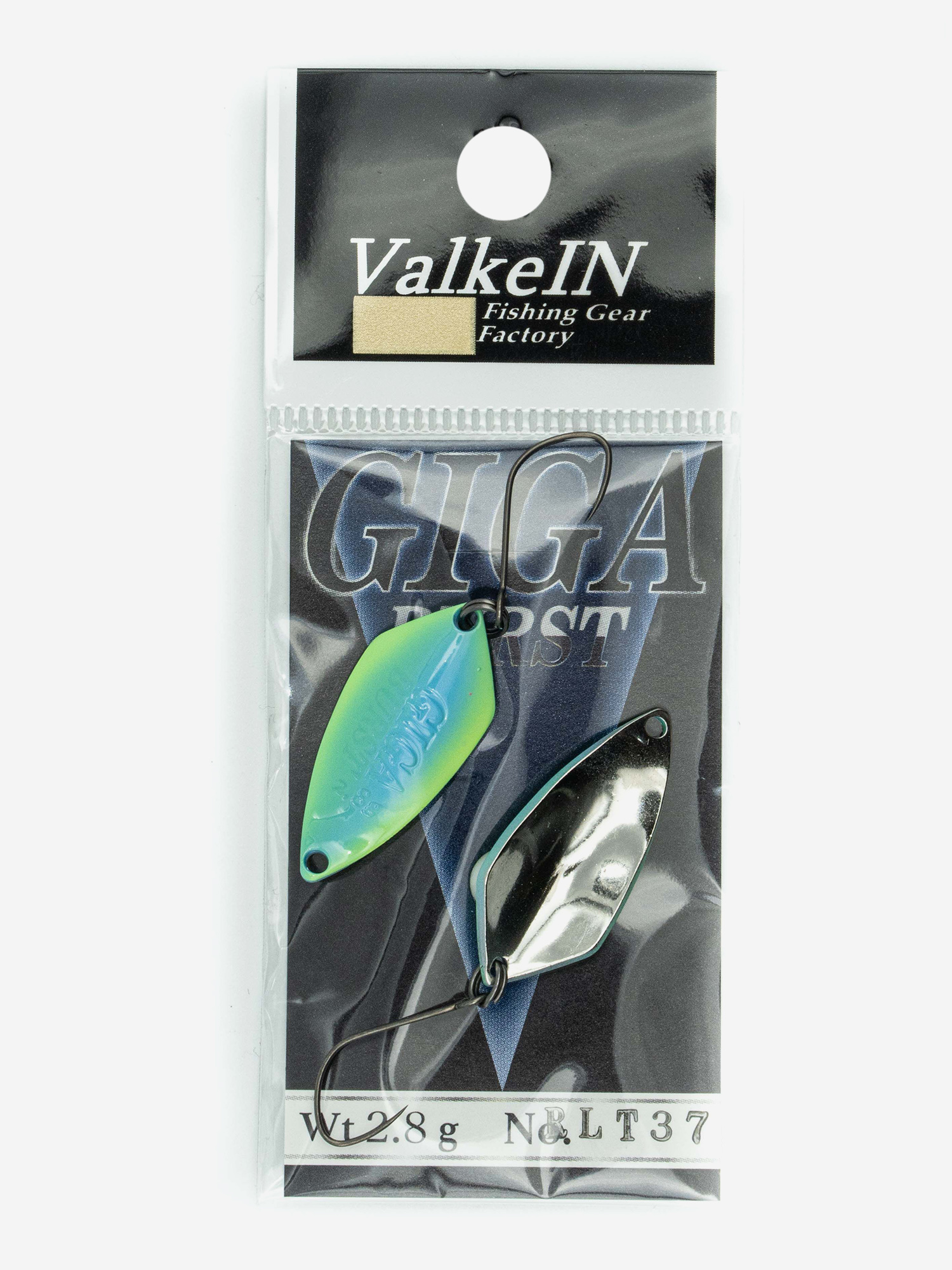 

Блесна VALKEIN GIGA BURST 2.8гр цвет RLT37 Eucalyptus, Мультицвет