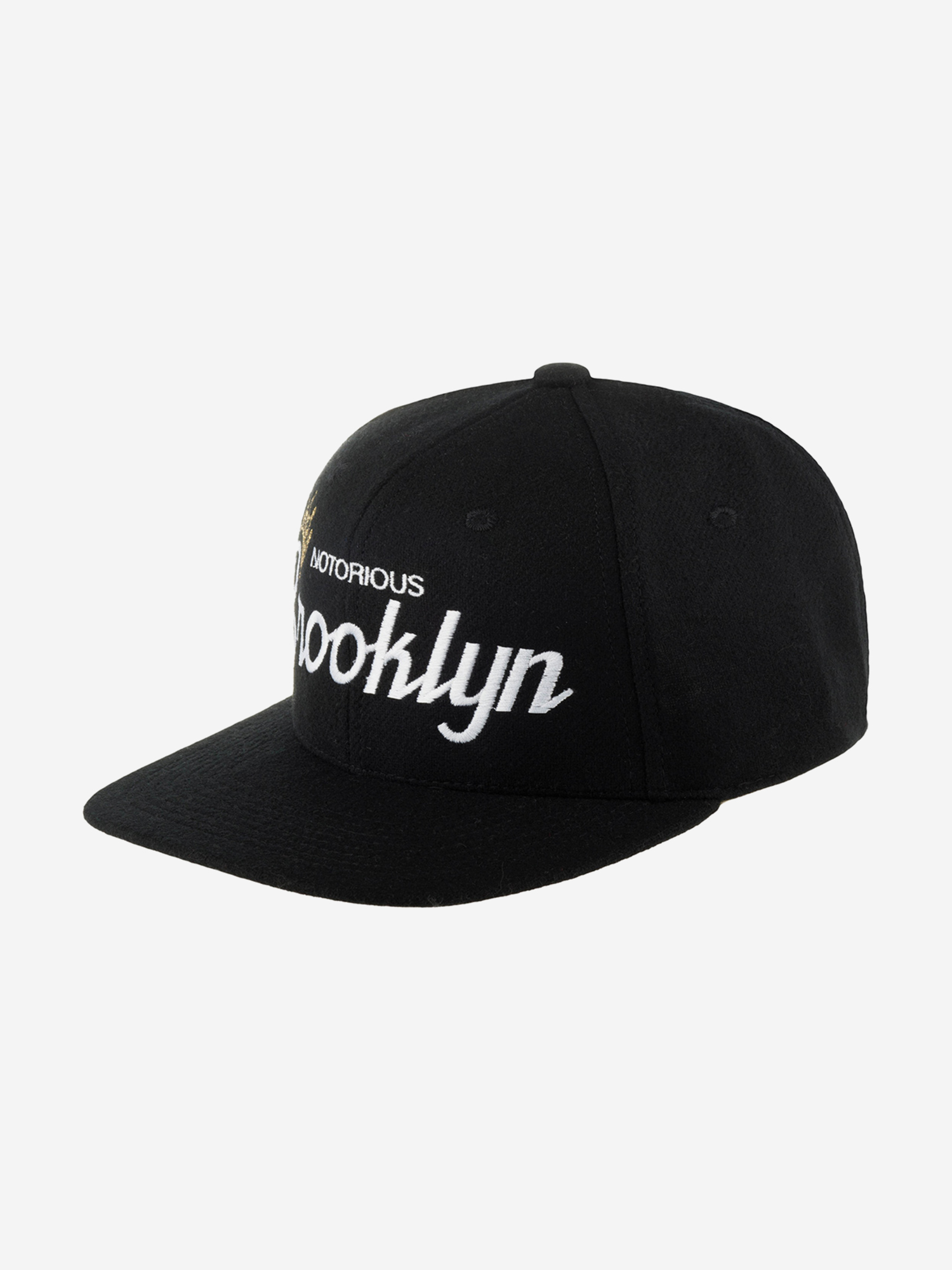 Изображение товара Бейсболка HOOD 118-MWL022-NY020-BK Прямой козырёк из шерсти мериноса