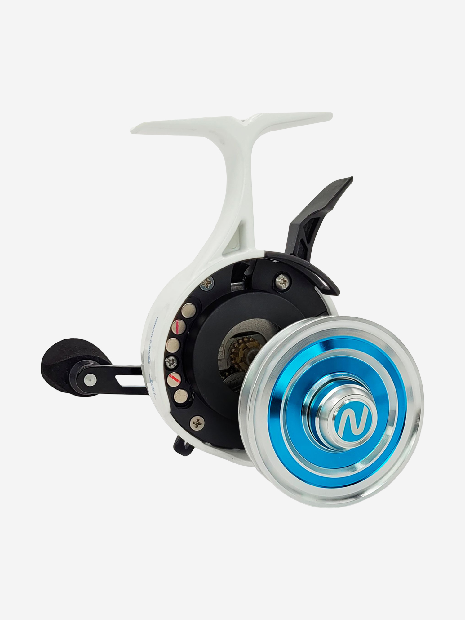 Изображение товара Катушка зимняя Nautilus ICE KING # White, катушка для удочки с передним фрикционом, Белый