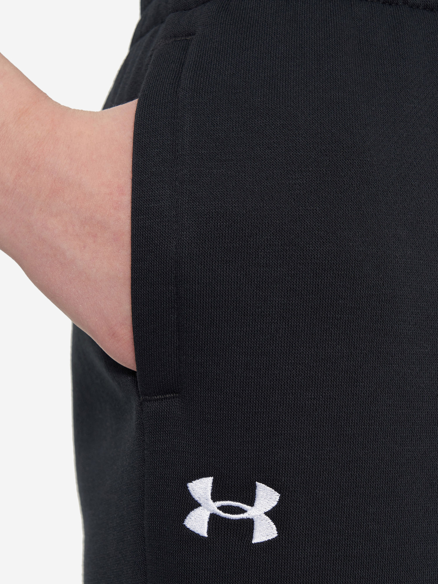 фото Брюки для девочек under armour rival, черный