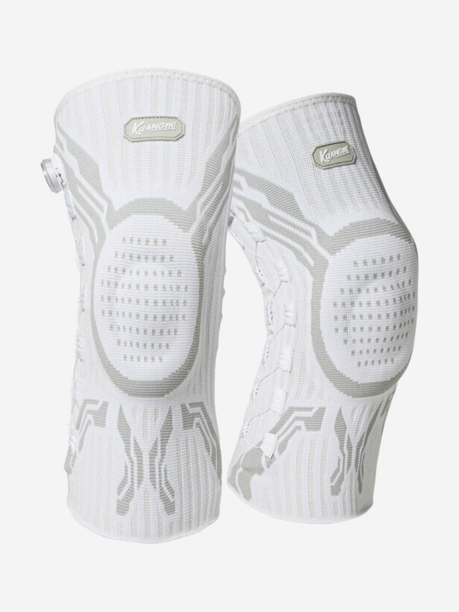 Изображение товара Наколенники Kuangmi KMH752-LEFT-RIGHTDESTK0P-WHITE поддержка колена без застежки