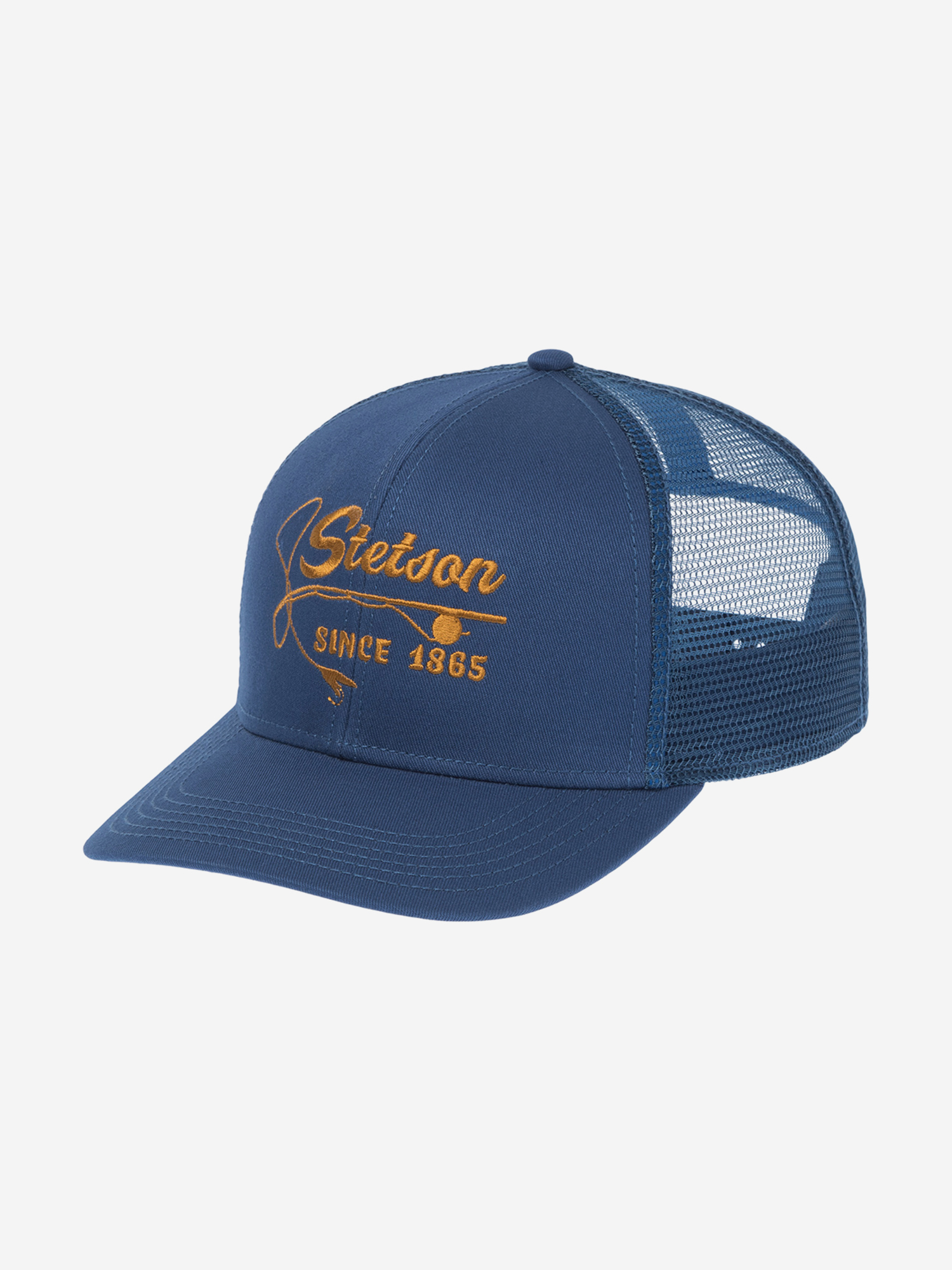 

Бейсболка с сеточкой STETSON 7771108 BASEBALL CAP FISHING ROD (синий), Синий