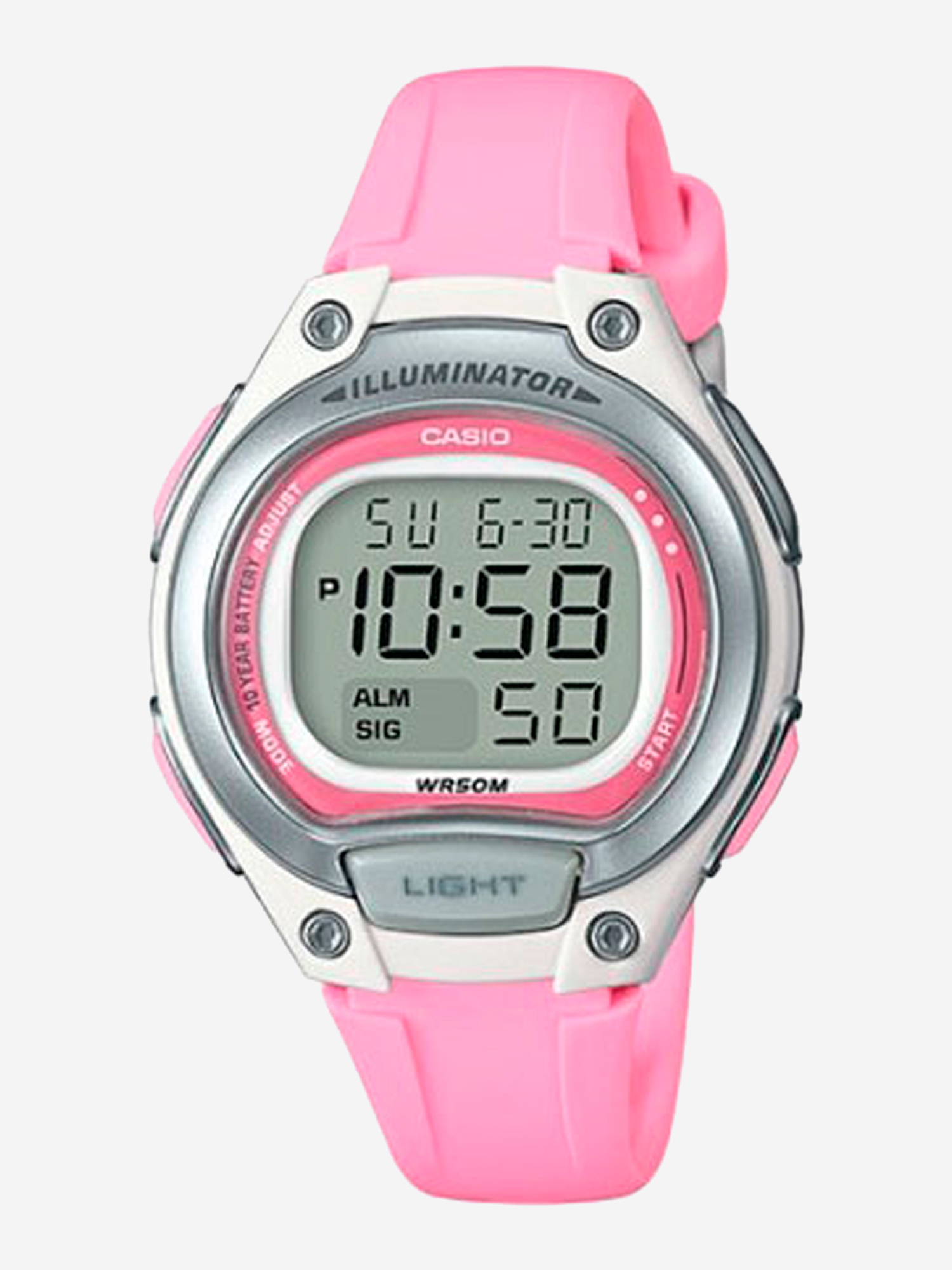 Изображение товара Наручные часы Casio Collection LW-203-4A, Розовый/Серый