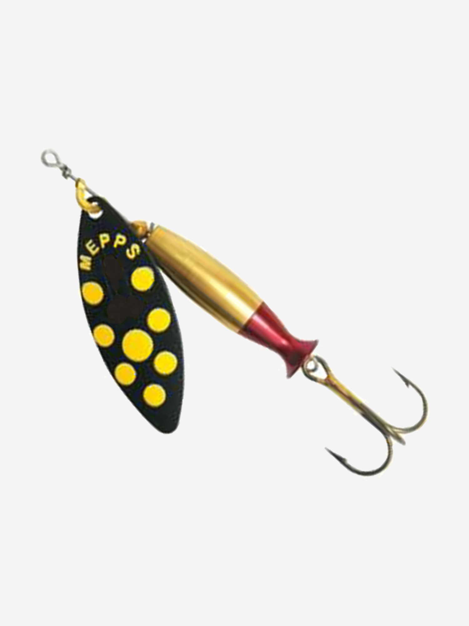 

Блесна для рыбалки вертушка Mepps AGLIA LONG HEAVY, , Black/Yellow,  штука, Черный