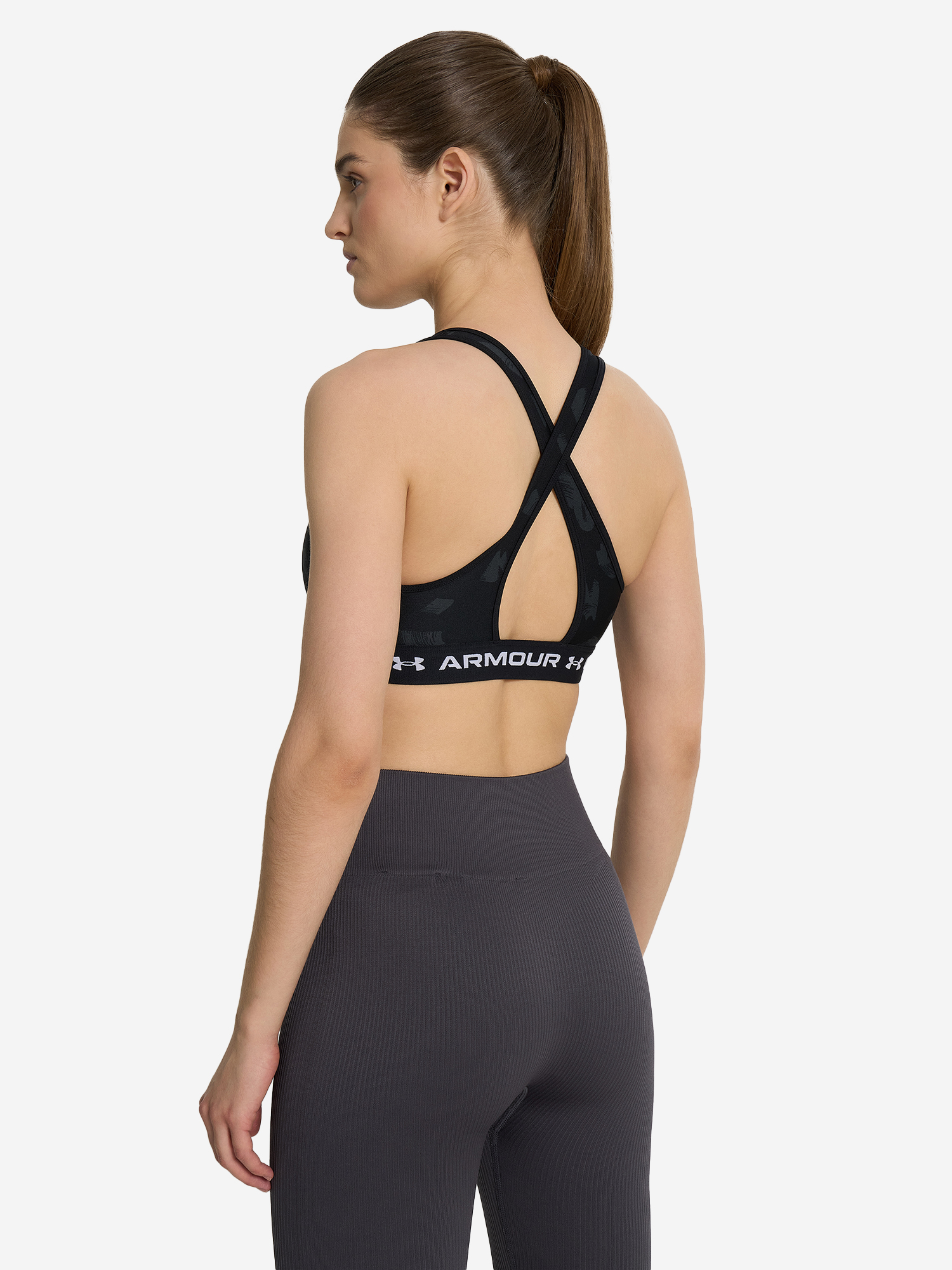 фото Топ бра спортивный under armour, черный