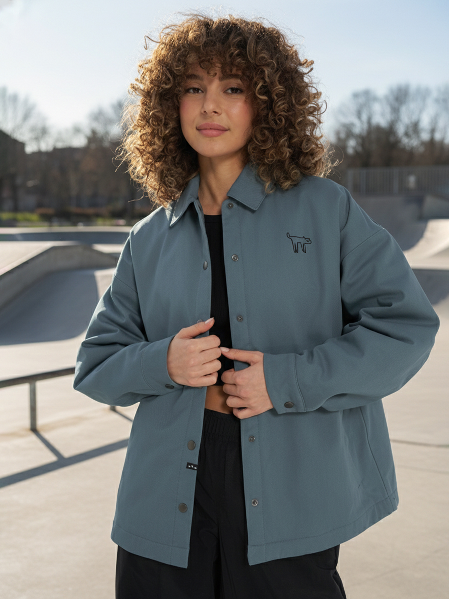 

Куртка утепленная женская оверсайз Termit, Синий