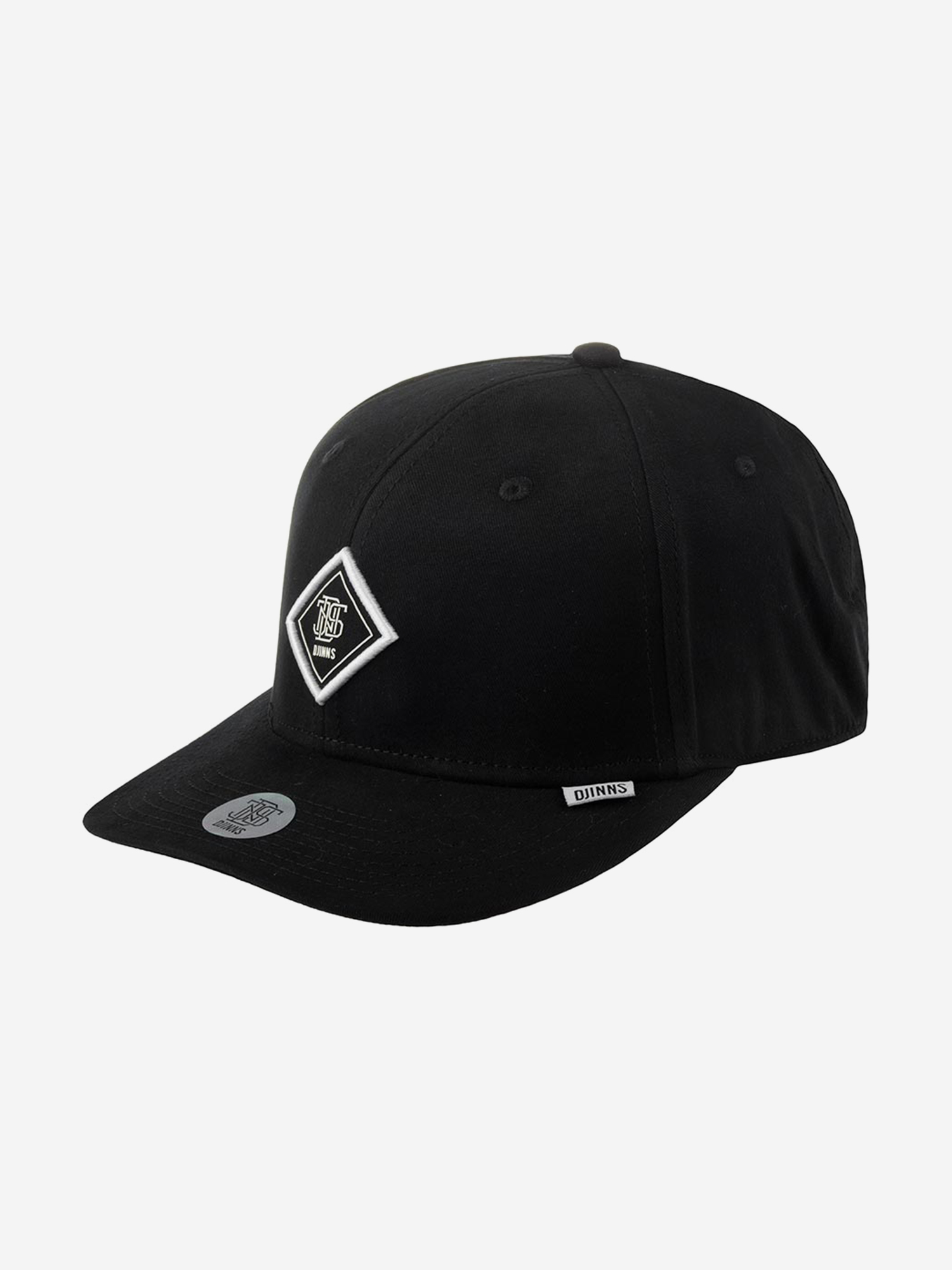 Изображение товара Бейсболка DJINNS 6P TrueFit 2.0 Cap Brushed Twill, Черный