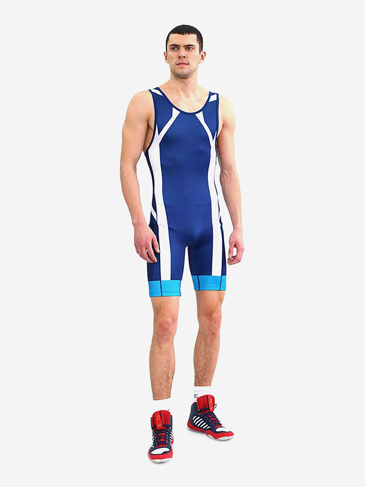 

Трико для борьбы мужское ASICS Wrestling Singlet, Синий