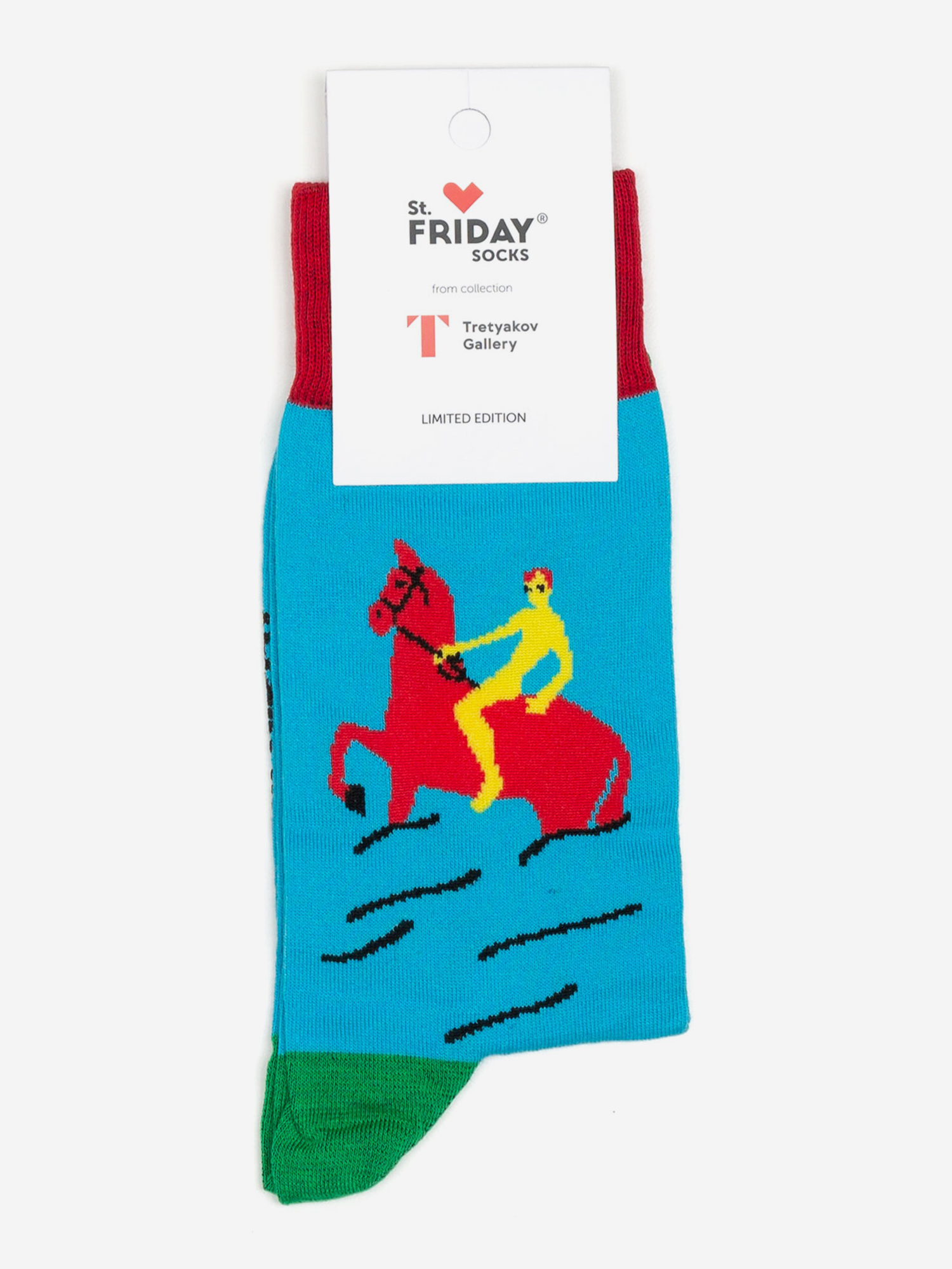 

Носки с рисунками St.Friday Socks, Купание красного коня, Синий
