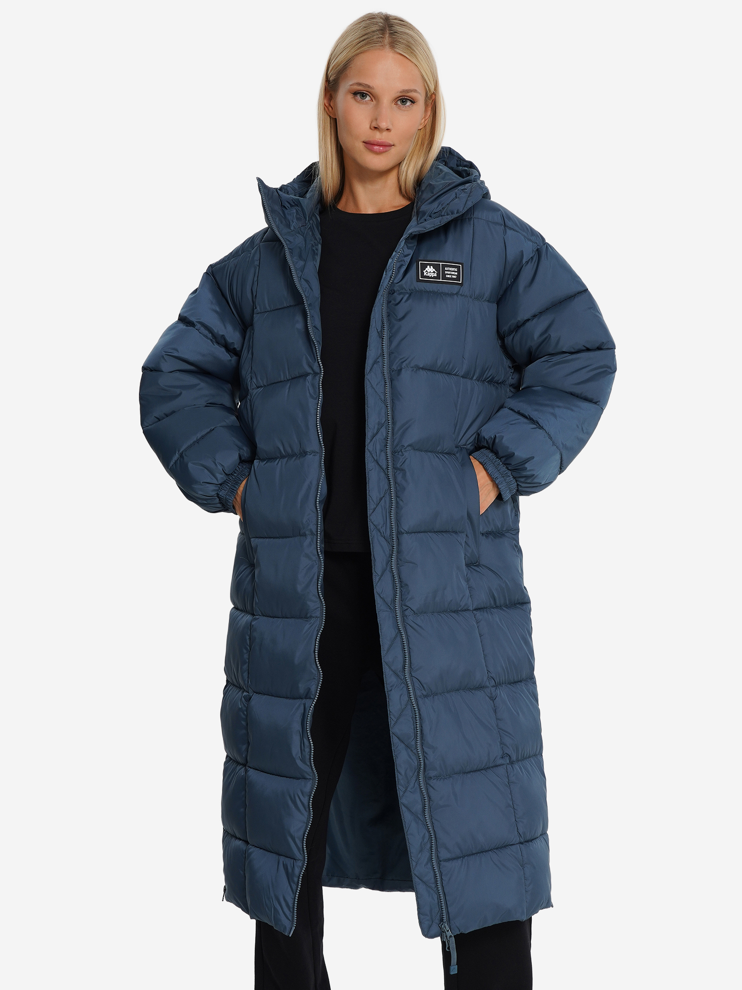 

Пальто утепленное женское Kappa Paffuta, Синий