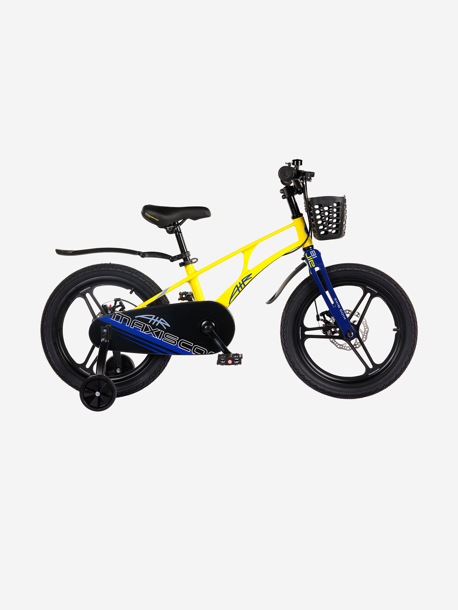 

Велосипед Детский Maxiscoo AIR Pro Желтый Матовый (2024) 18", Мультицвет