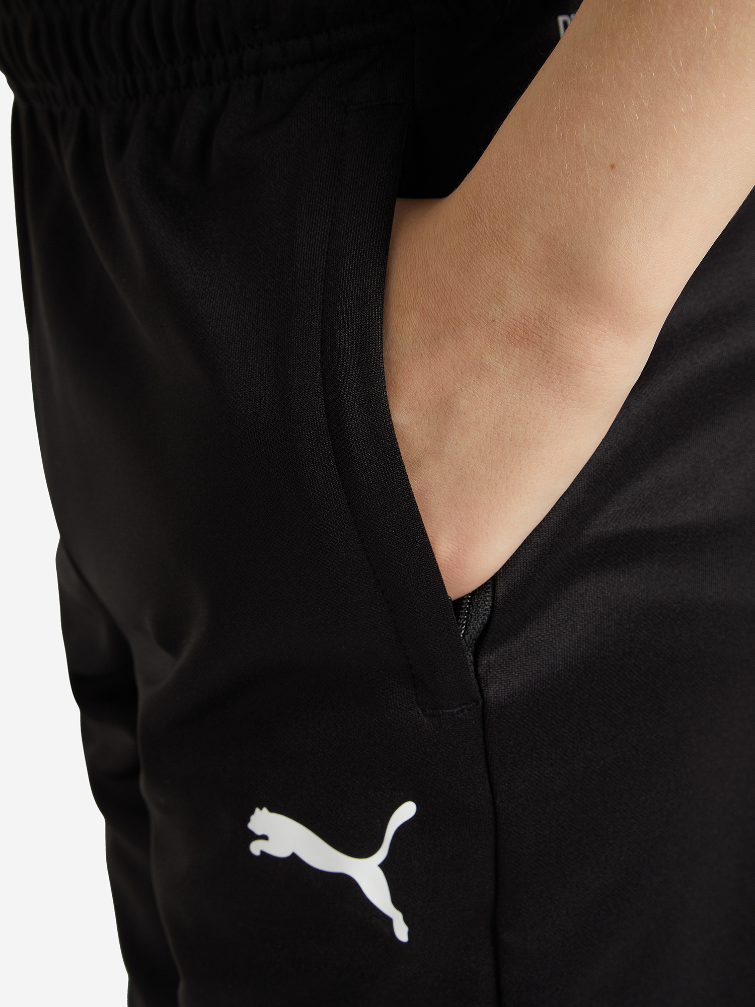 фото Брюки для мальчиков puma teamliga, черный