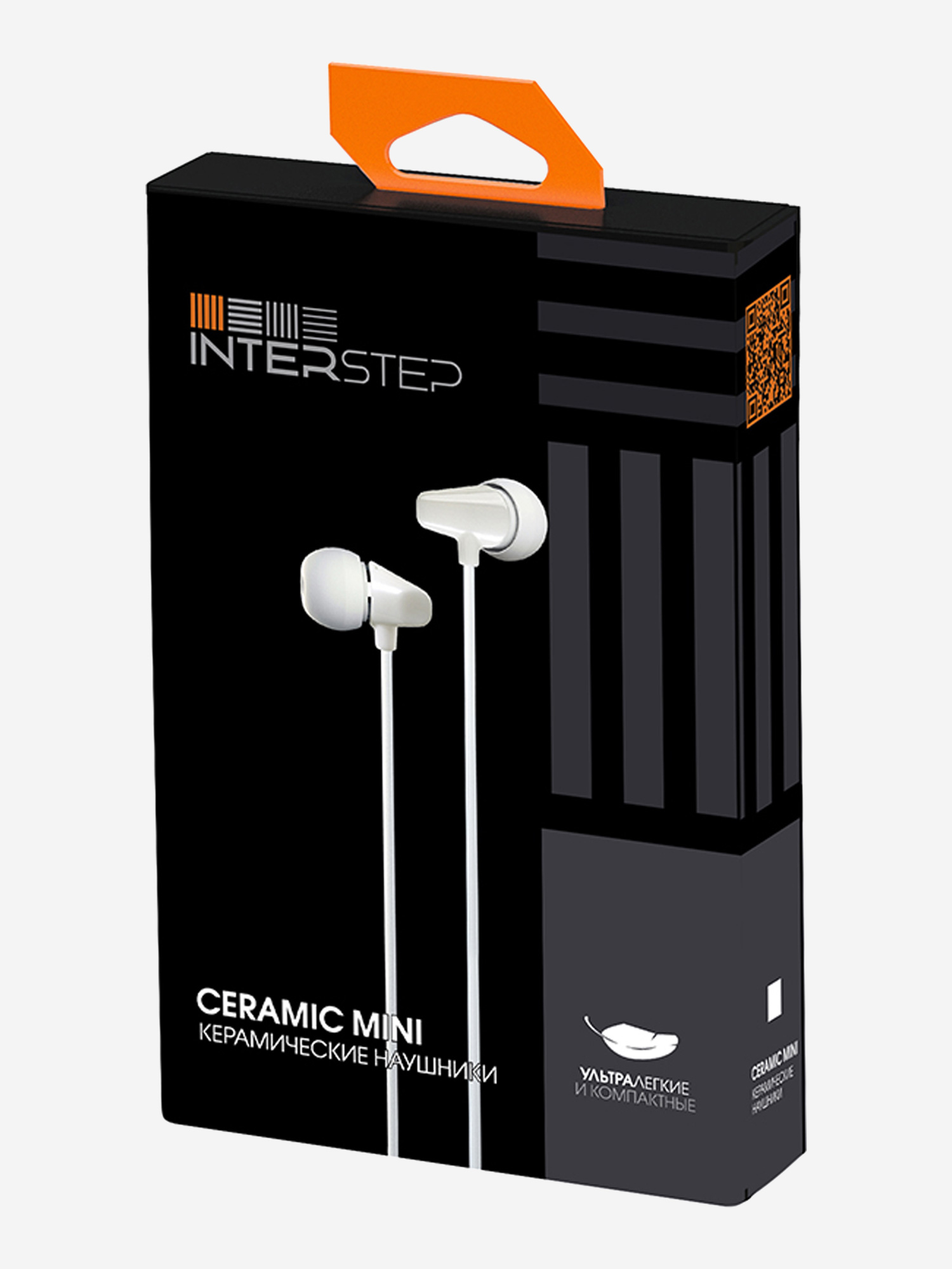 фото Наушники interstep ceramic mini, белый