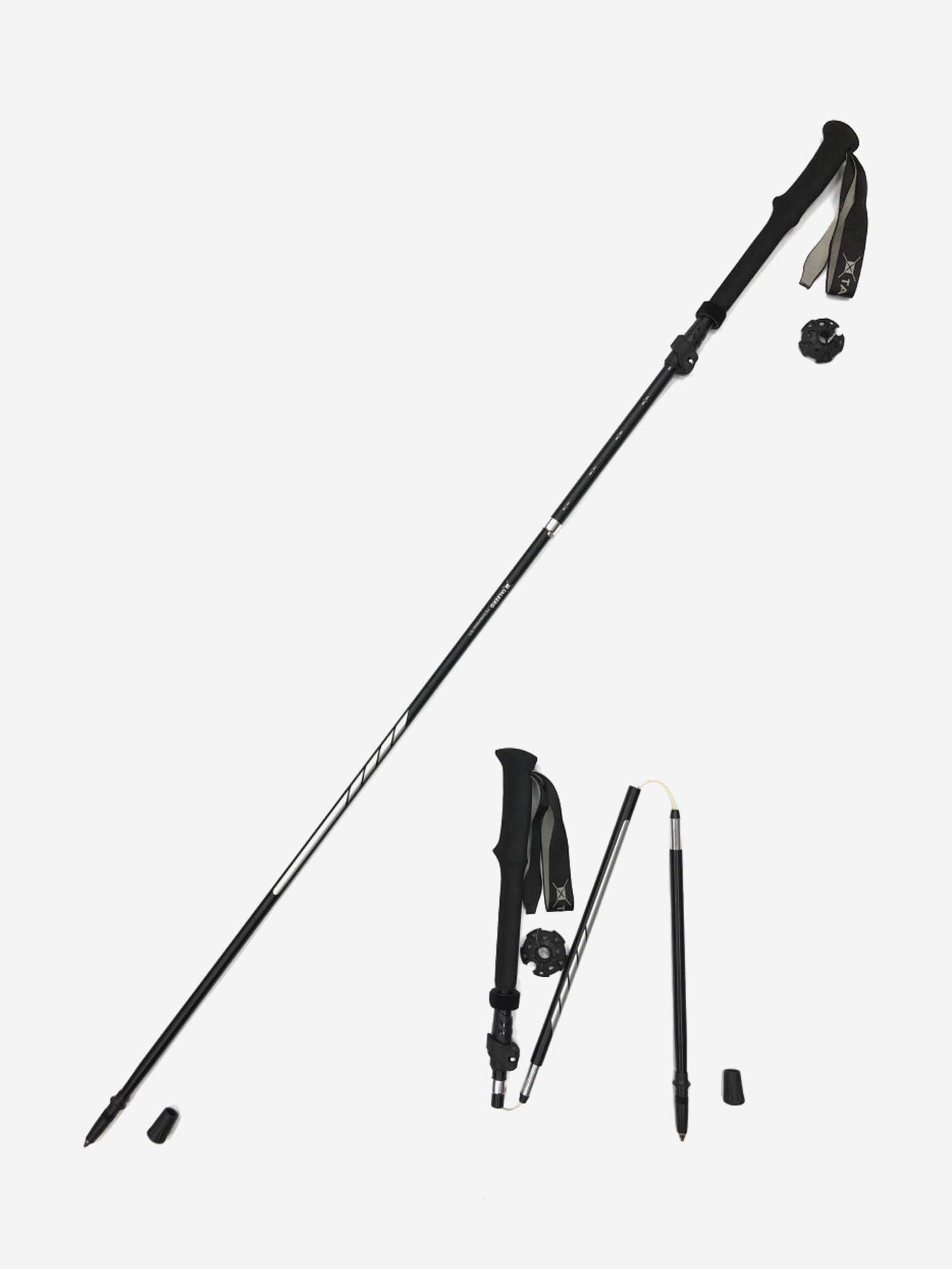 Треккинговые палки Палки треккинговые ASTRA-Z POLE, черный, Черный