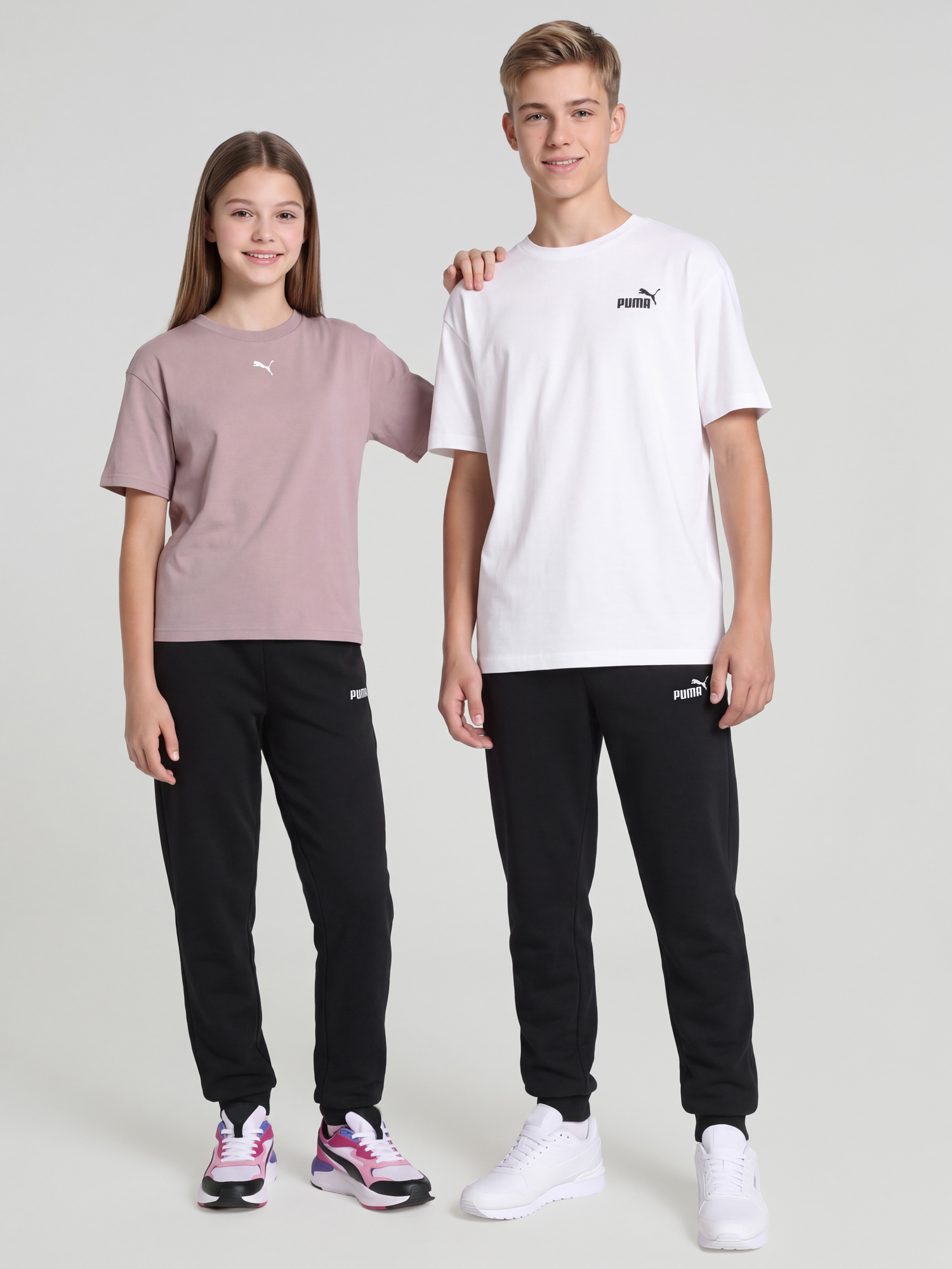 Брюки детские PUMA No. 1 Logo, Черный