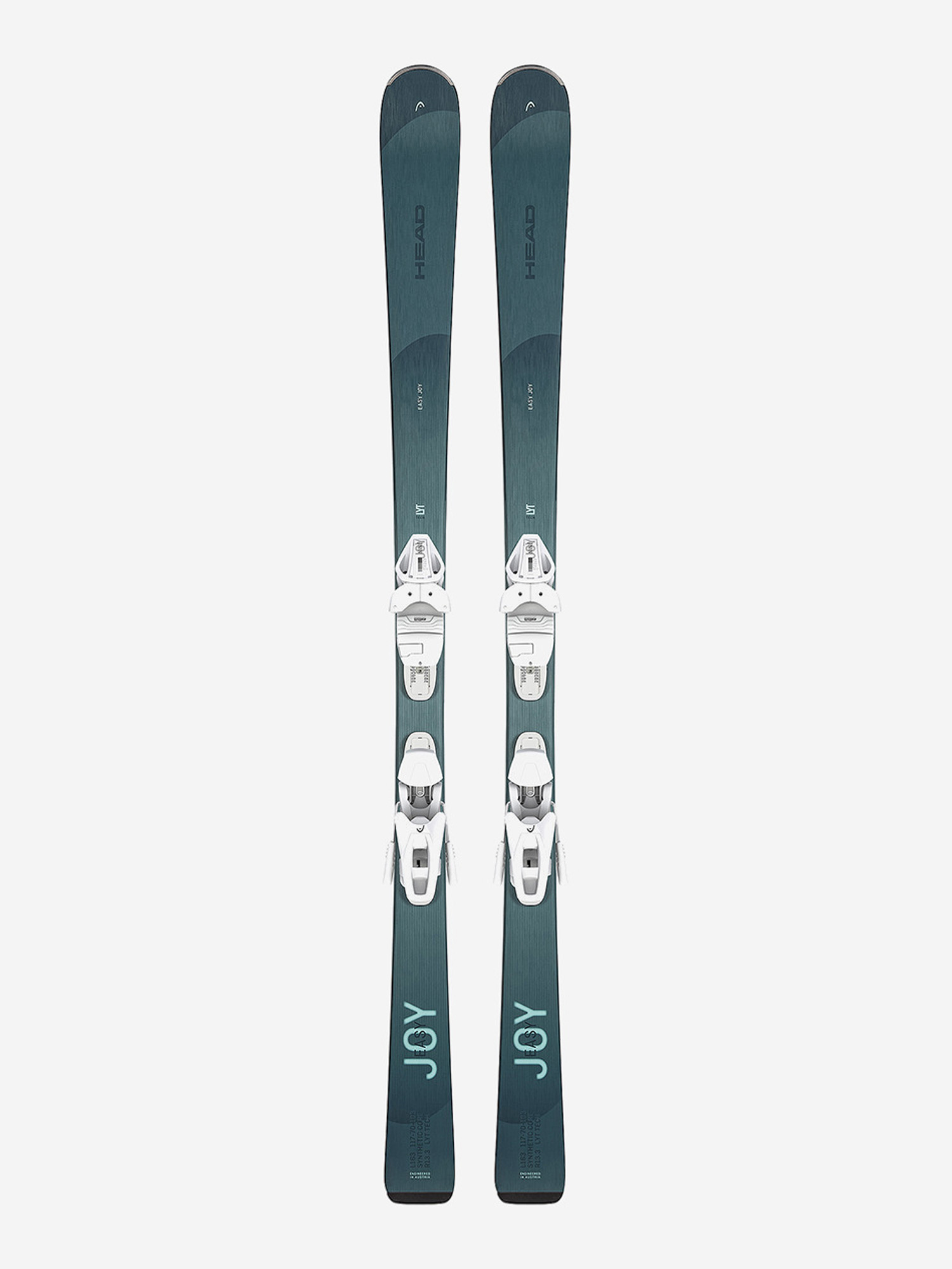

Горные лыжи с креплениями Head Easy Joy SLR + Joy 9 GW SLR 23/24, Серый