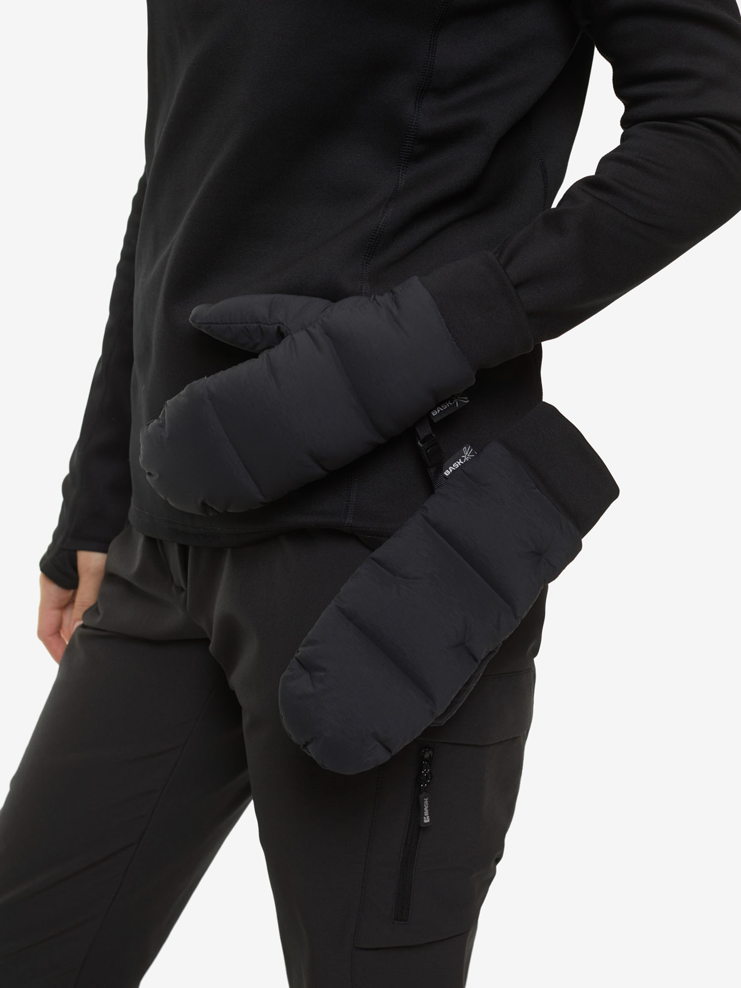 фото Варежки bask d-tube chessmitts, черный