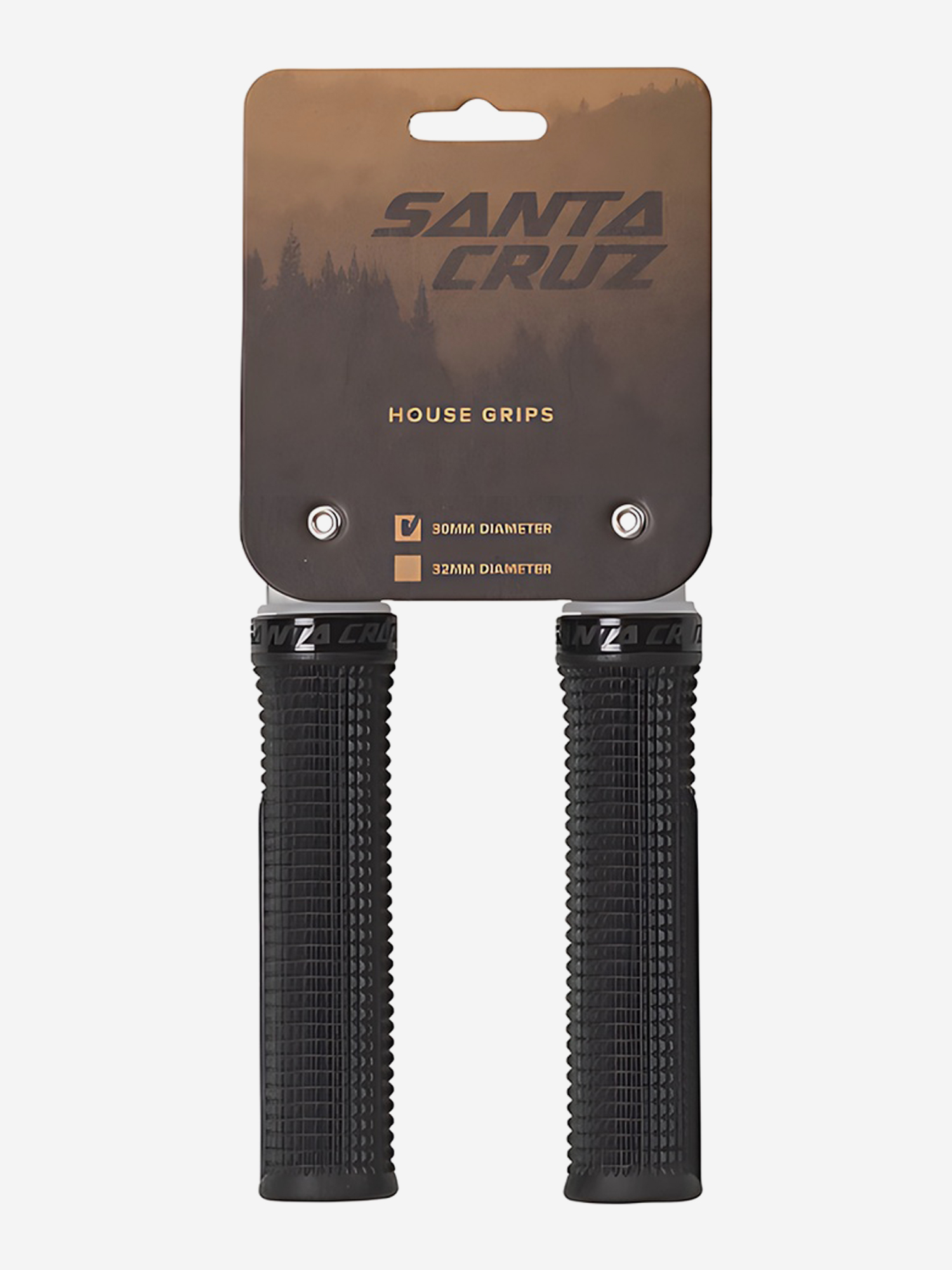 

Грипсы-ручки для велосипеда Santa Cruz, Черный