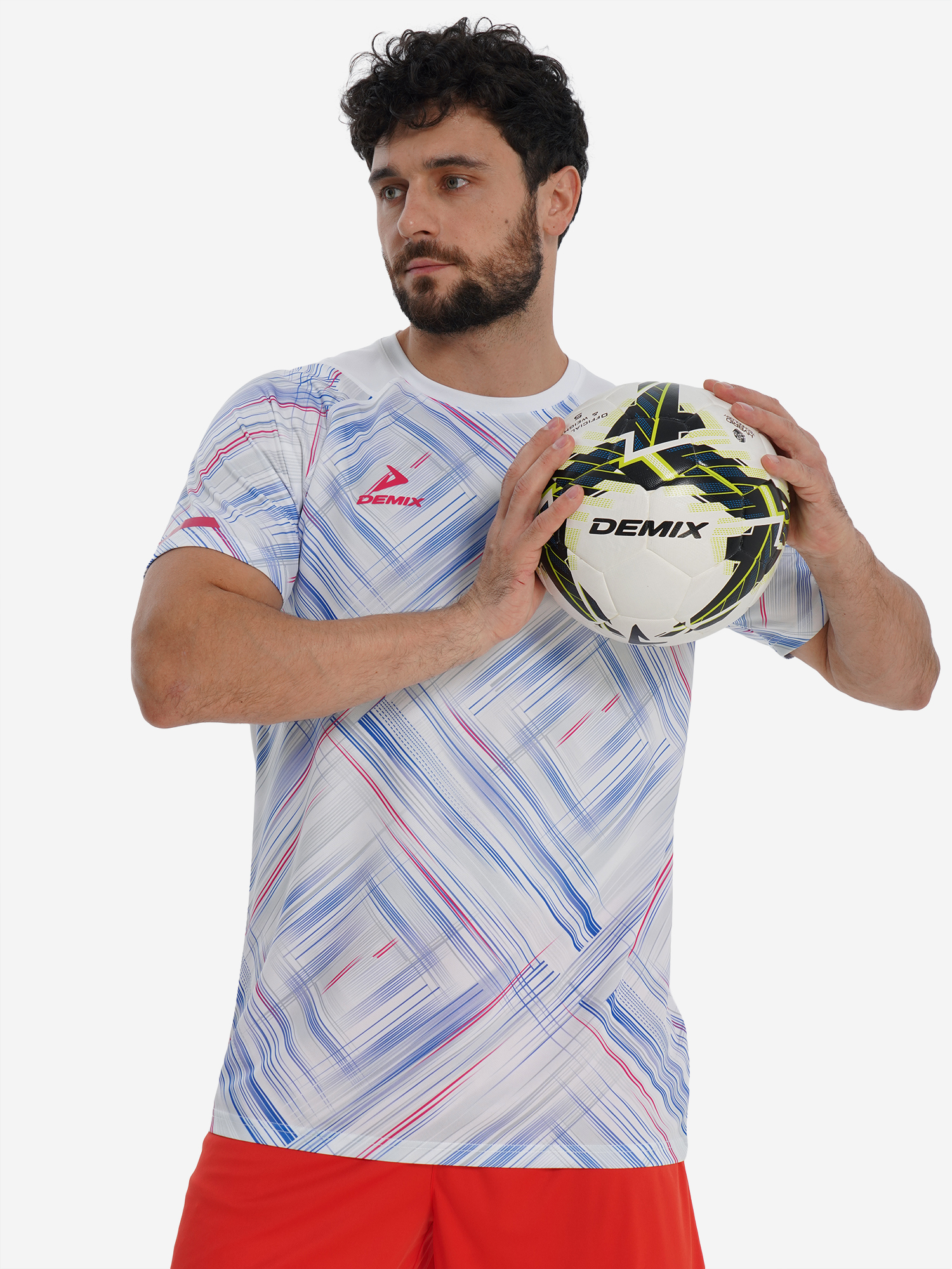 Изображение товара Мужская футболка Demix Playmaker короткий рукав спортивная летняя