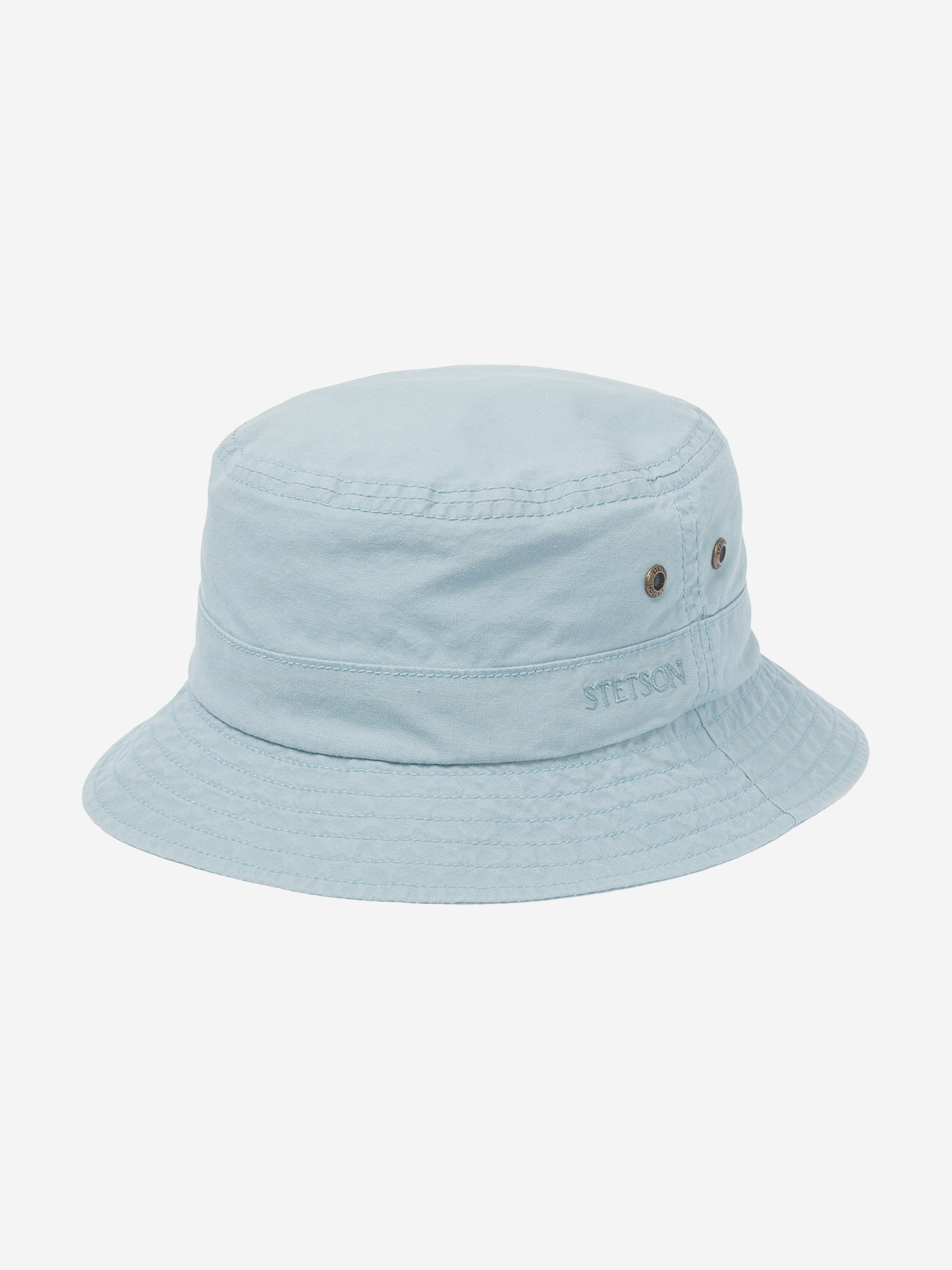 Изображение товара Панама STETSON 1811101 BUCKET DELAVE ORGANIC COTTON (голубой), Голубой