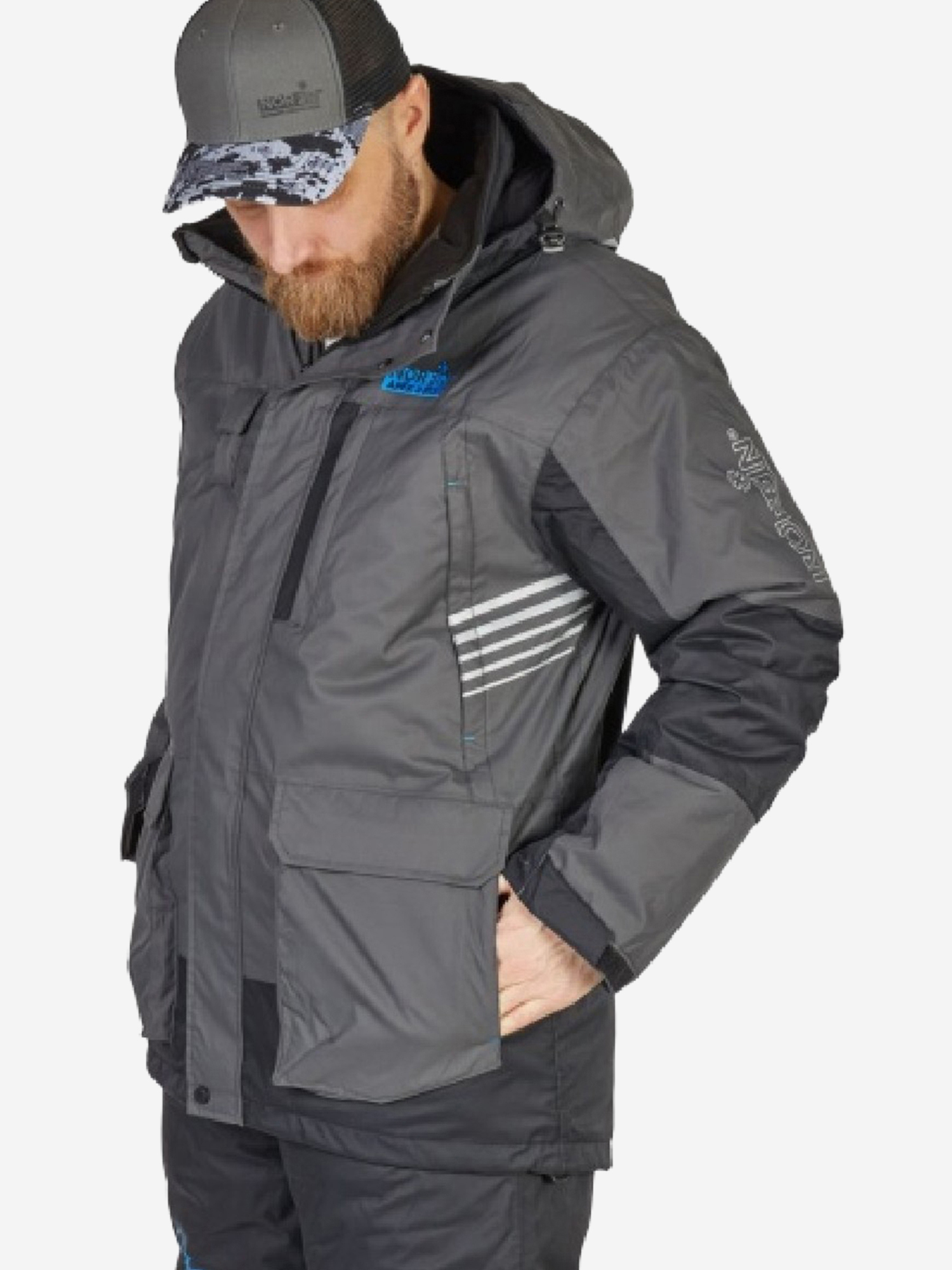 Изображение товара Мужской зимний костюм для рыбалки и охоты Norfin APEX 2 FLT 44600 утепленный