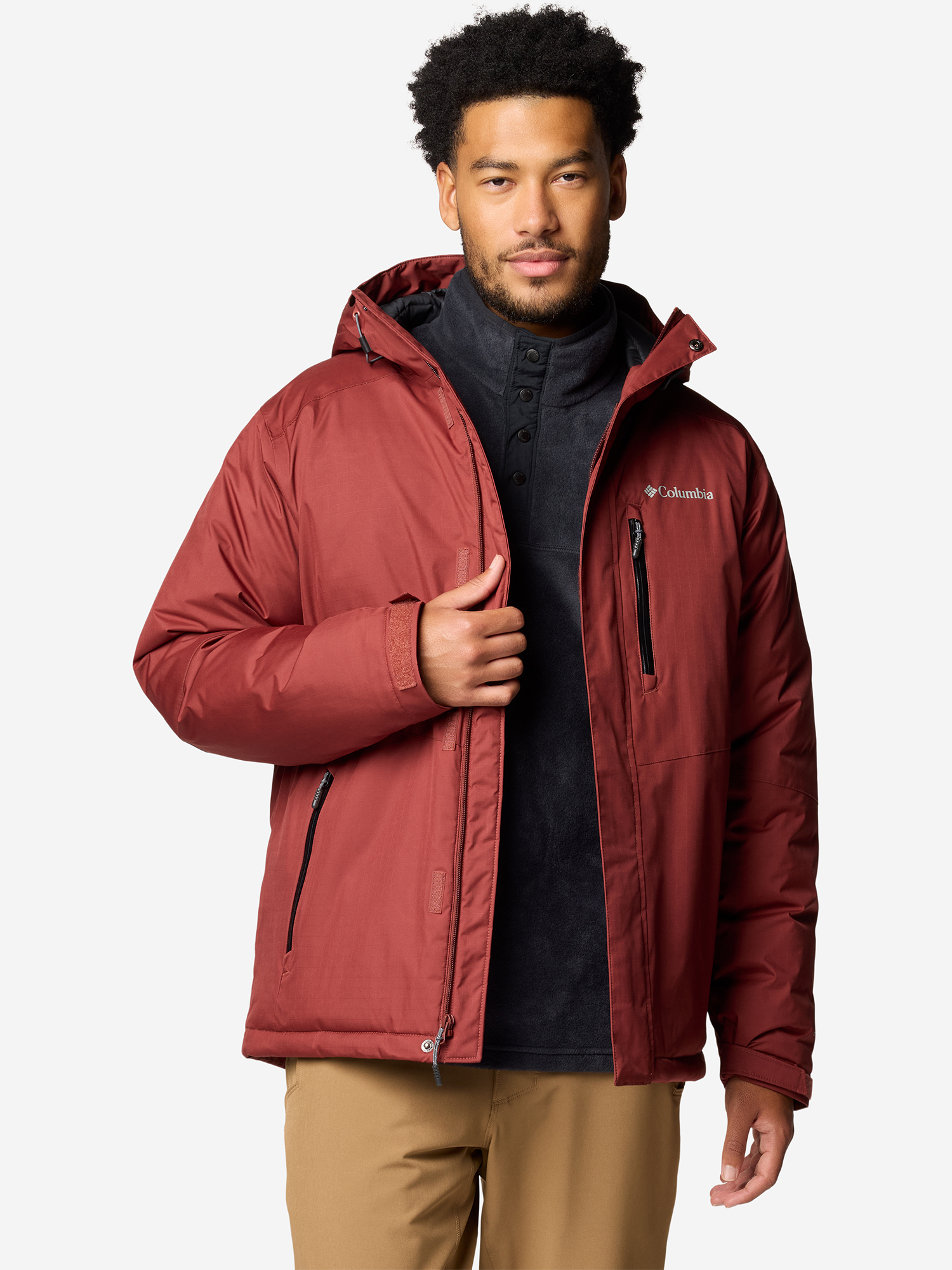 Куртка утепленная мужская Columbia Oak Harbor II Insulated Jacket, Красный 2089431CLB-681, размер 54 - фото 6