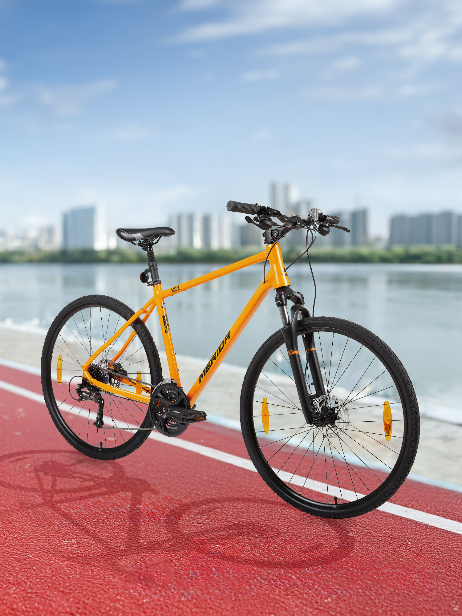 

Велосипед городской Merida Crossway 40 28", Оранжевый