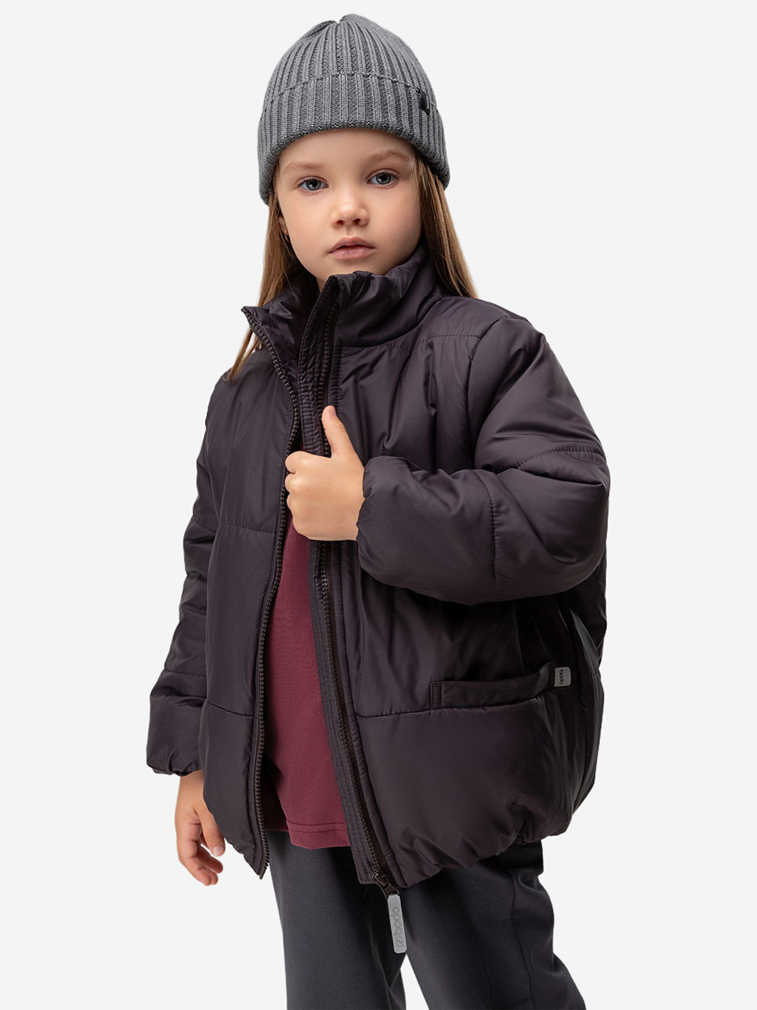Изображение товара Утепленная куртка для девочек bodo демисезонная с синтетическим утеплителем