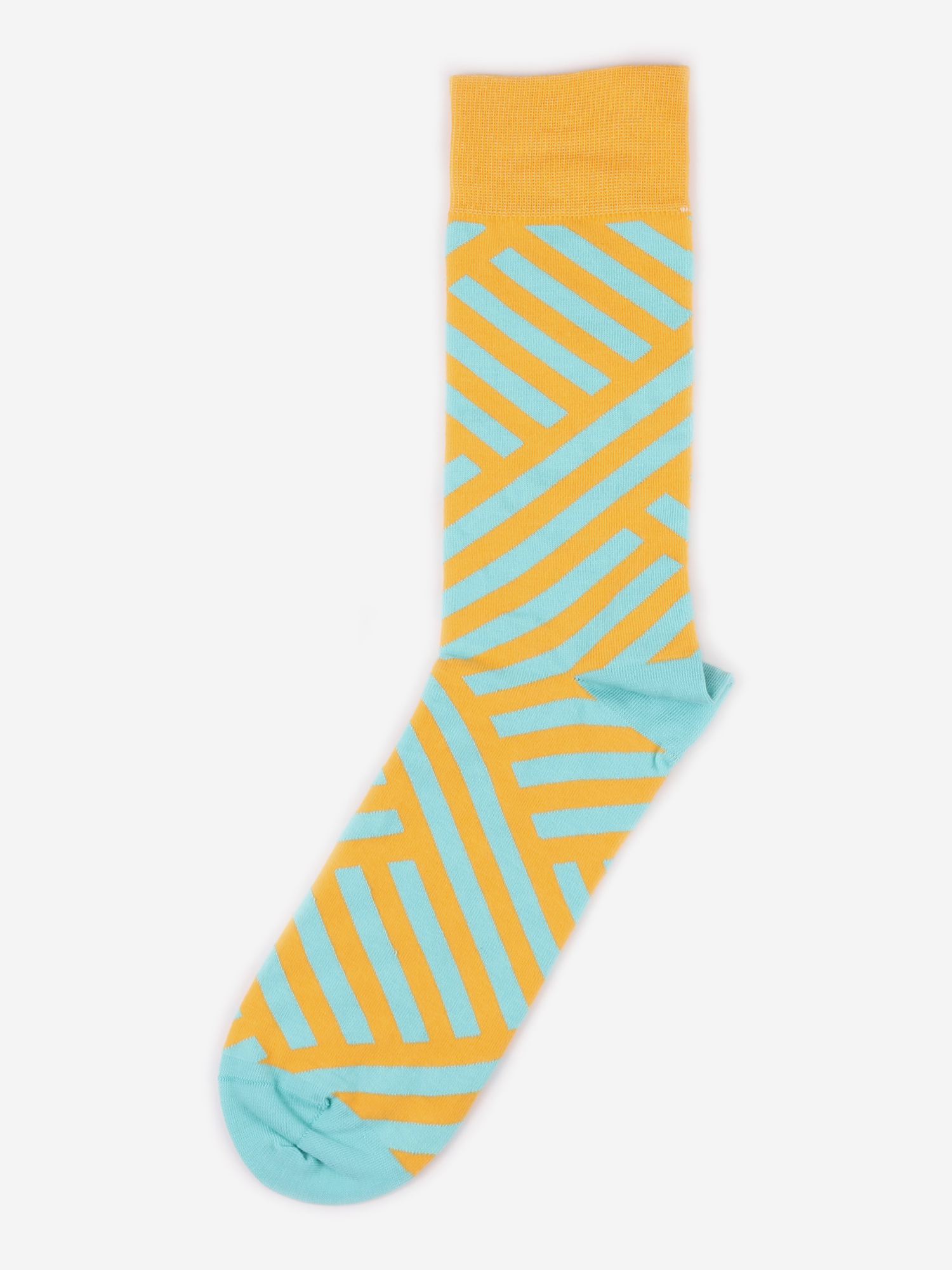 

Дизайнерские носки Burning Heels, Diagonal Stripes, Yellow/Blue, Желтый