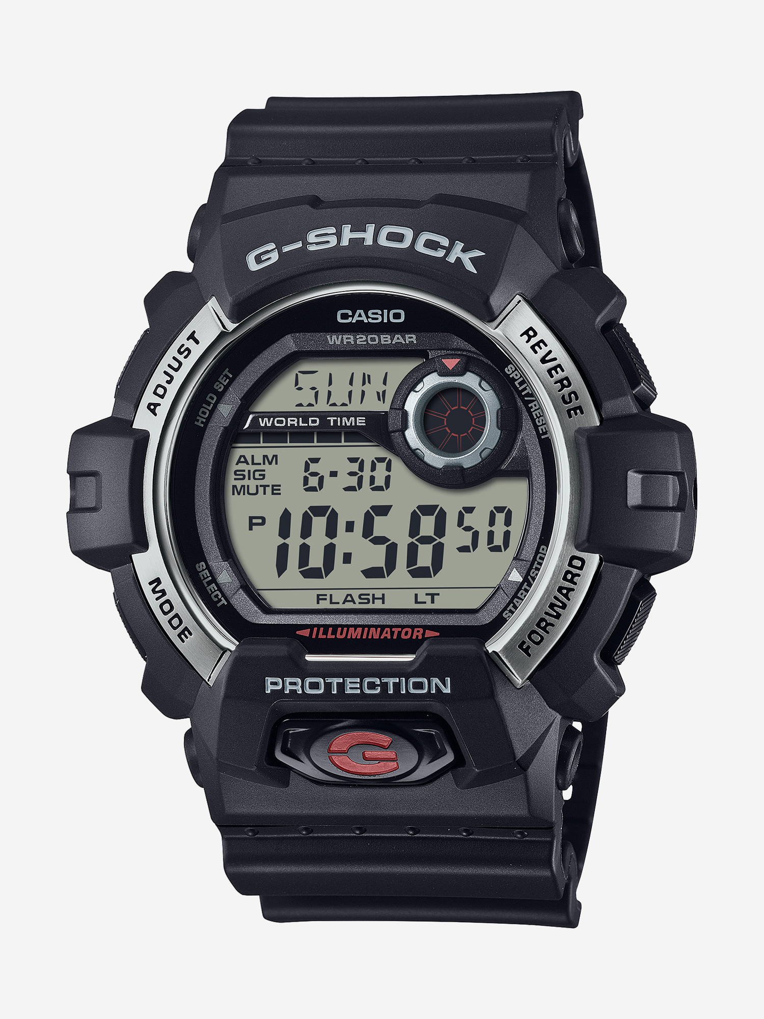 Изображение товара Спортивные часы CASIO G-SHOCK G-8900S-1E Функциональные тренировки