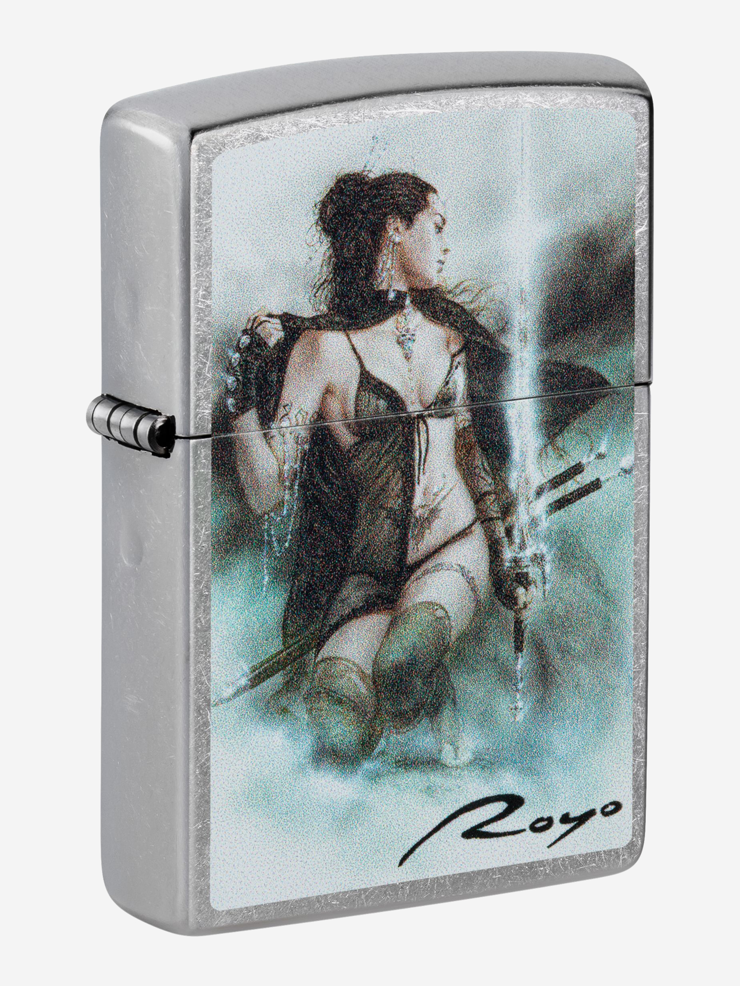 

Зажигалка бензиновая ZIPPO 48962 Luis Royo, Серебряный