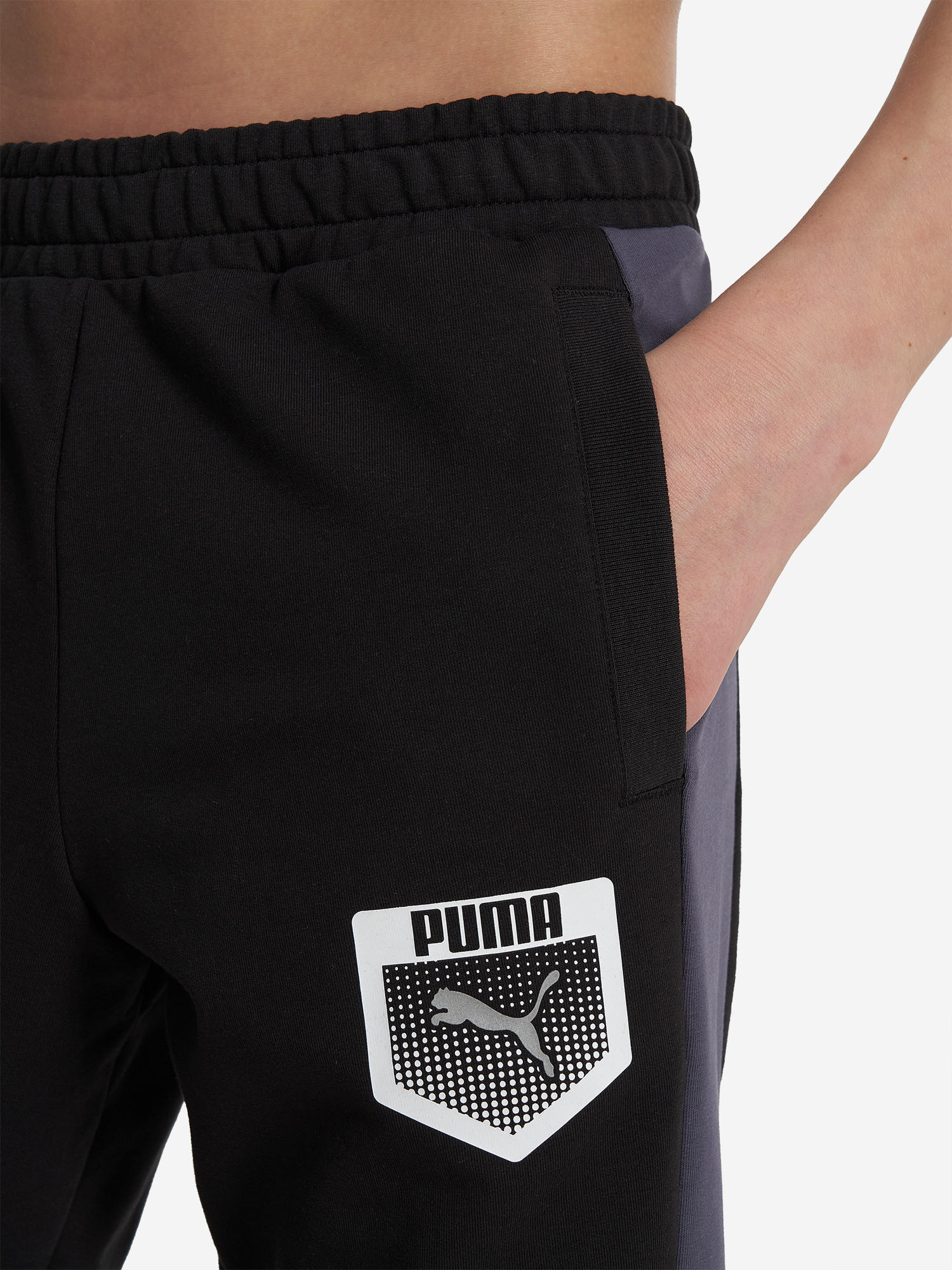 Брюки для мальчиков PUMA Active Sports Graphic, Черный 5