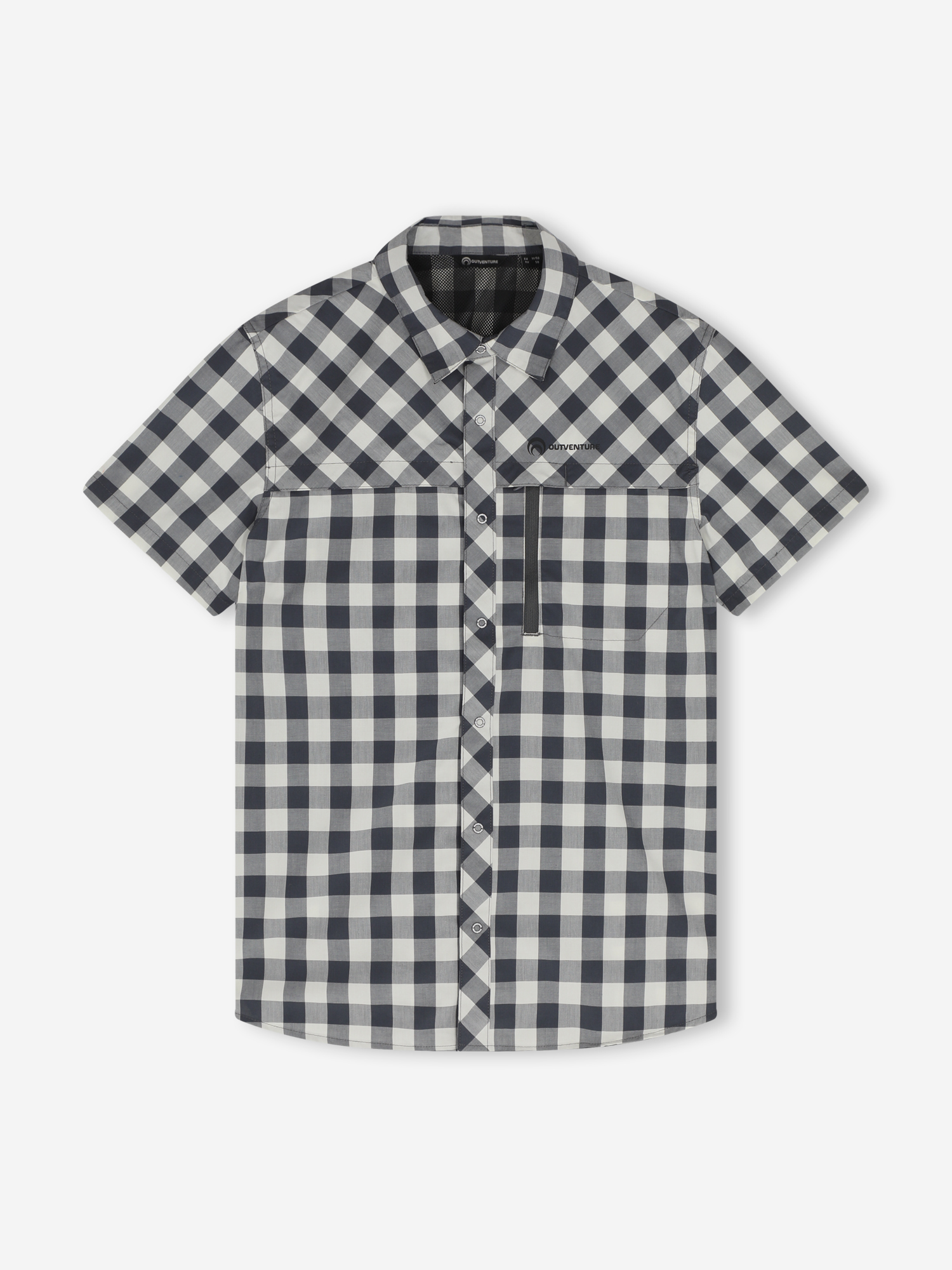 Рубашка с коротким рукавом Outventure, серый, арт. 126437OUT-A2