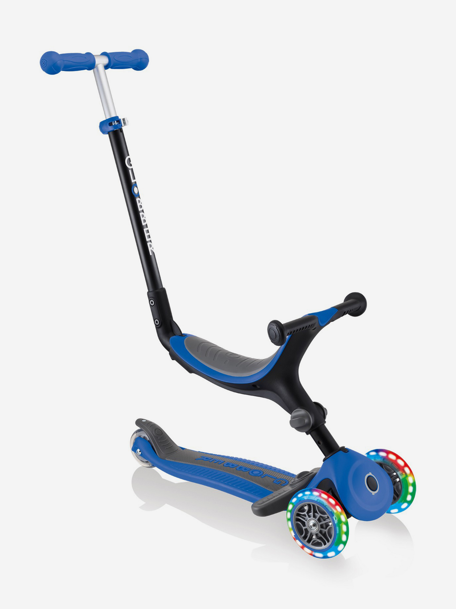 

Самокат Globber GO UP FOLDABLE PLUS LIGHTS, Синий