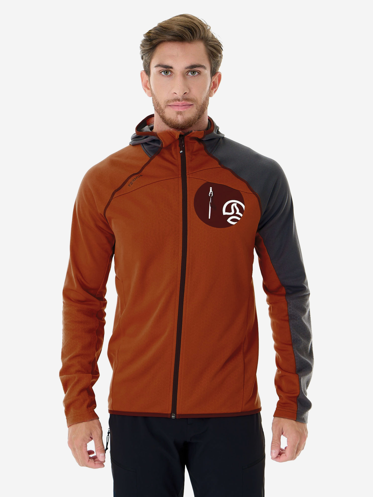 

Куртка Ternua trekking Rakker Hood Jkt M Red Alert, Серый