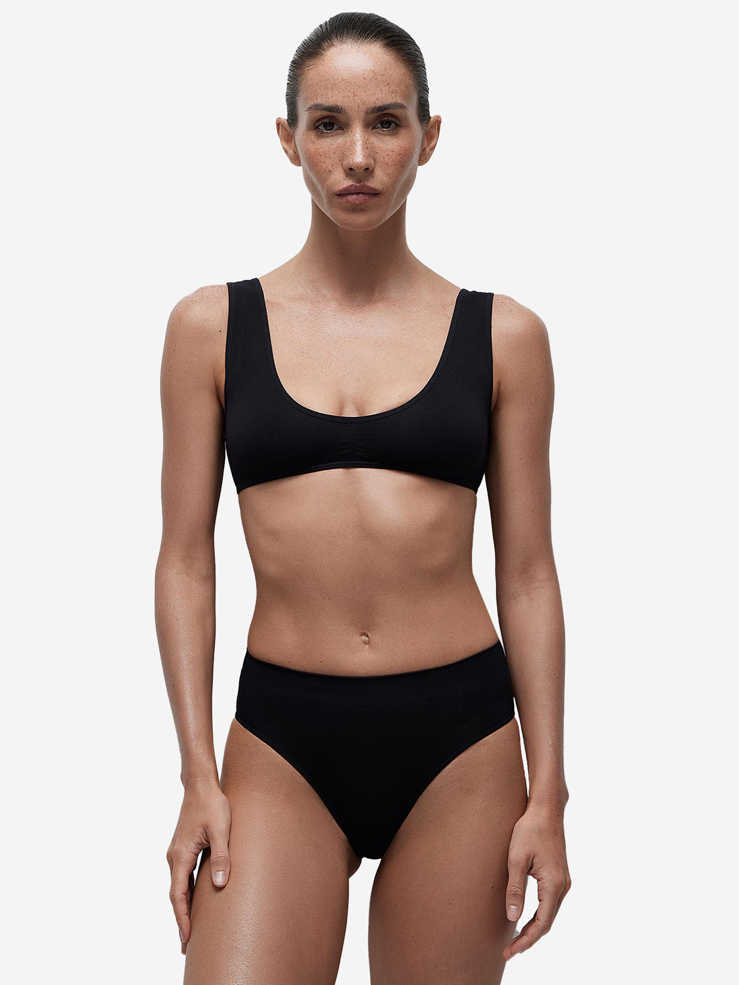 

Бюстгальтер на широких бретелях belle you, Черный