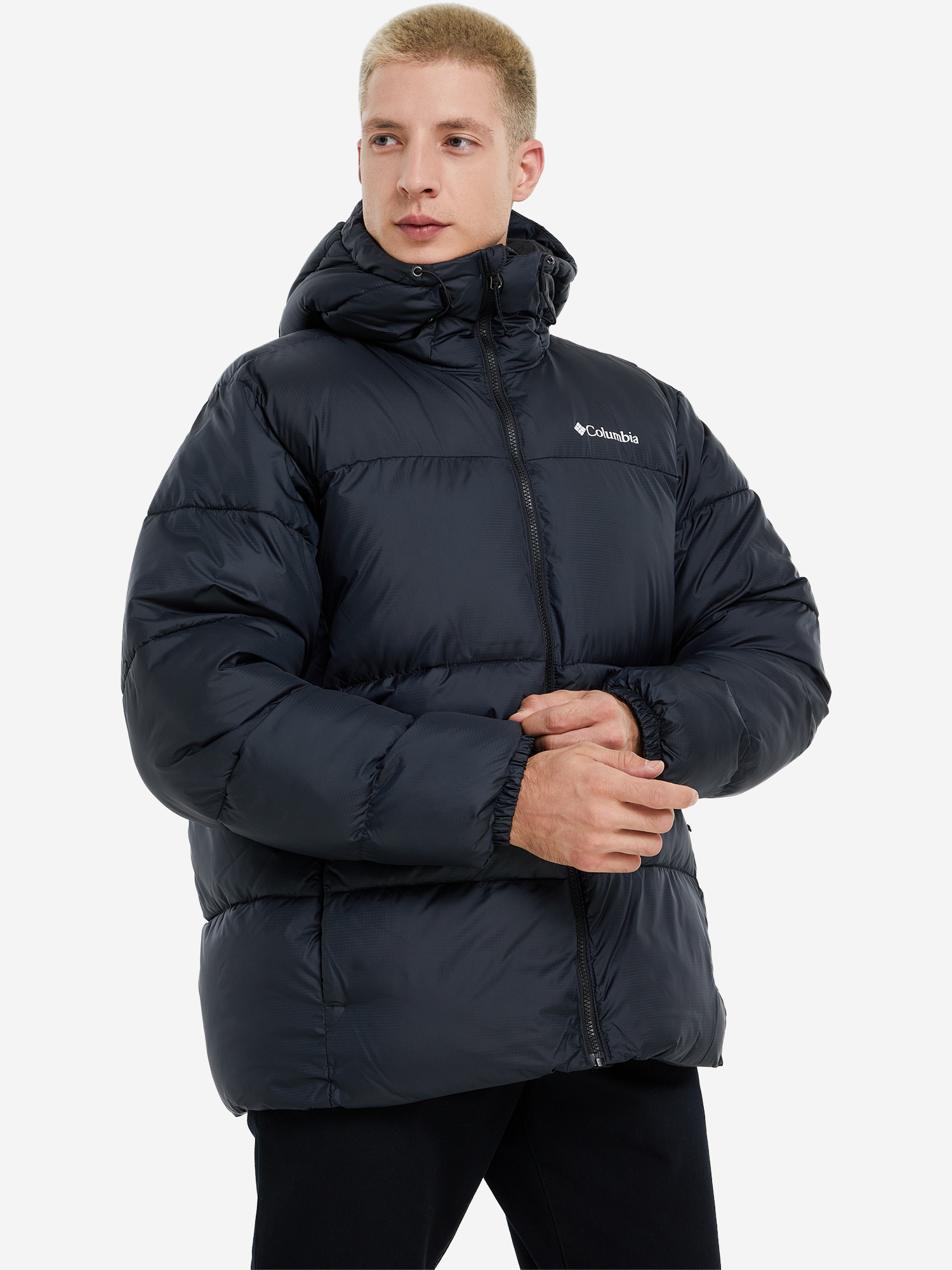 

Пуховик мужской Columbia Puffect Hooded Jacket, Черный