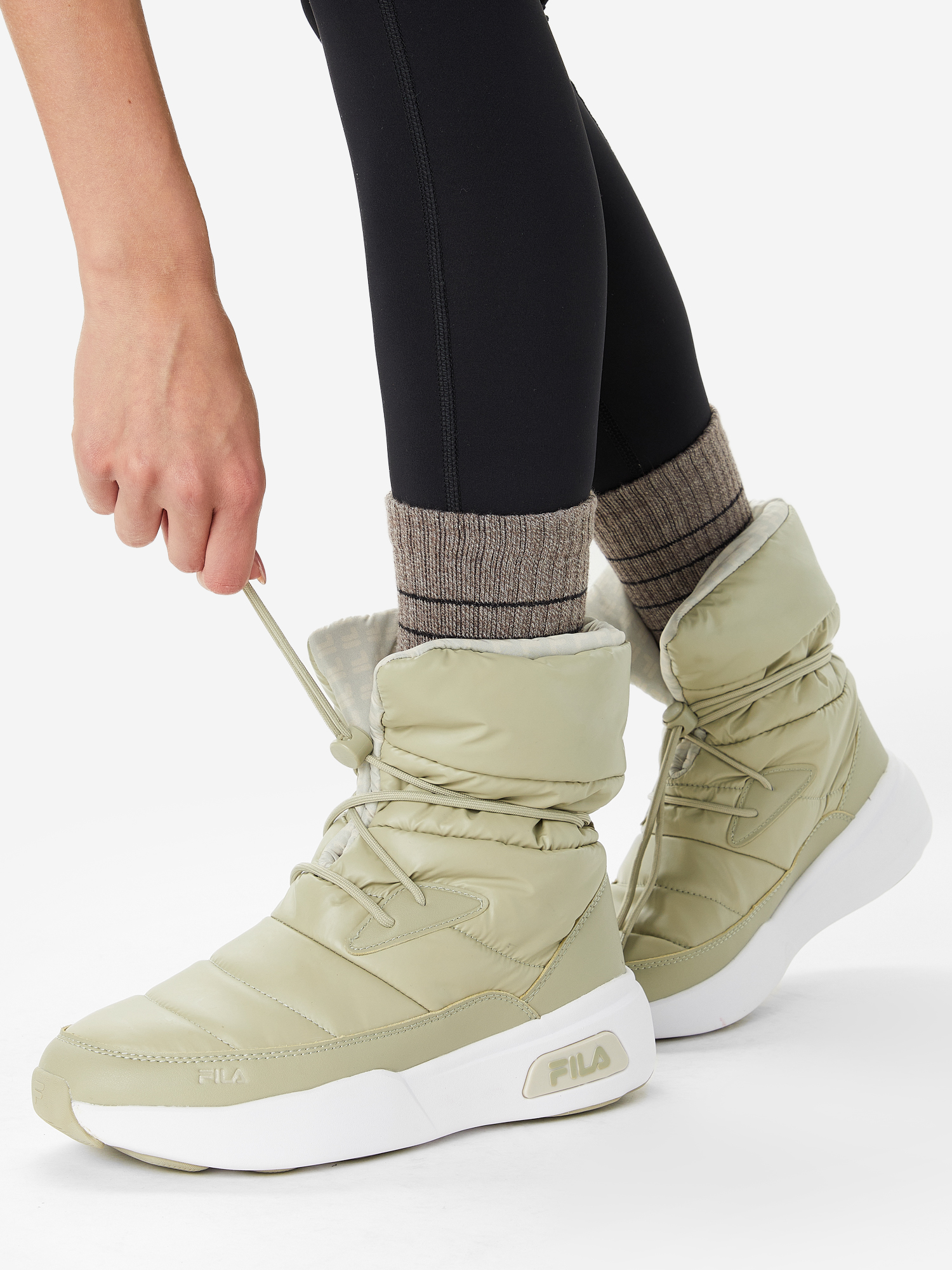 

Кроссовки утепленные женские FILA Cephea Puffy, Зеленый