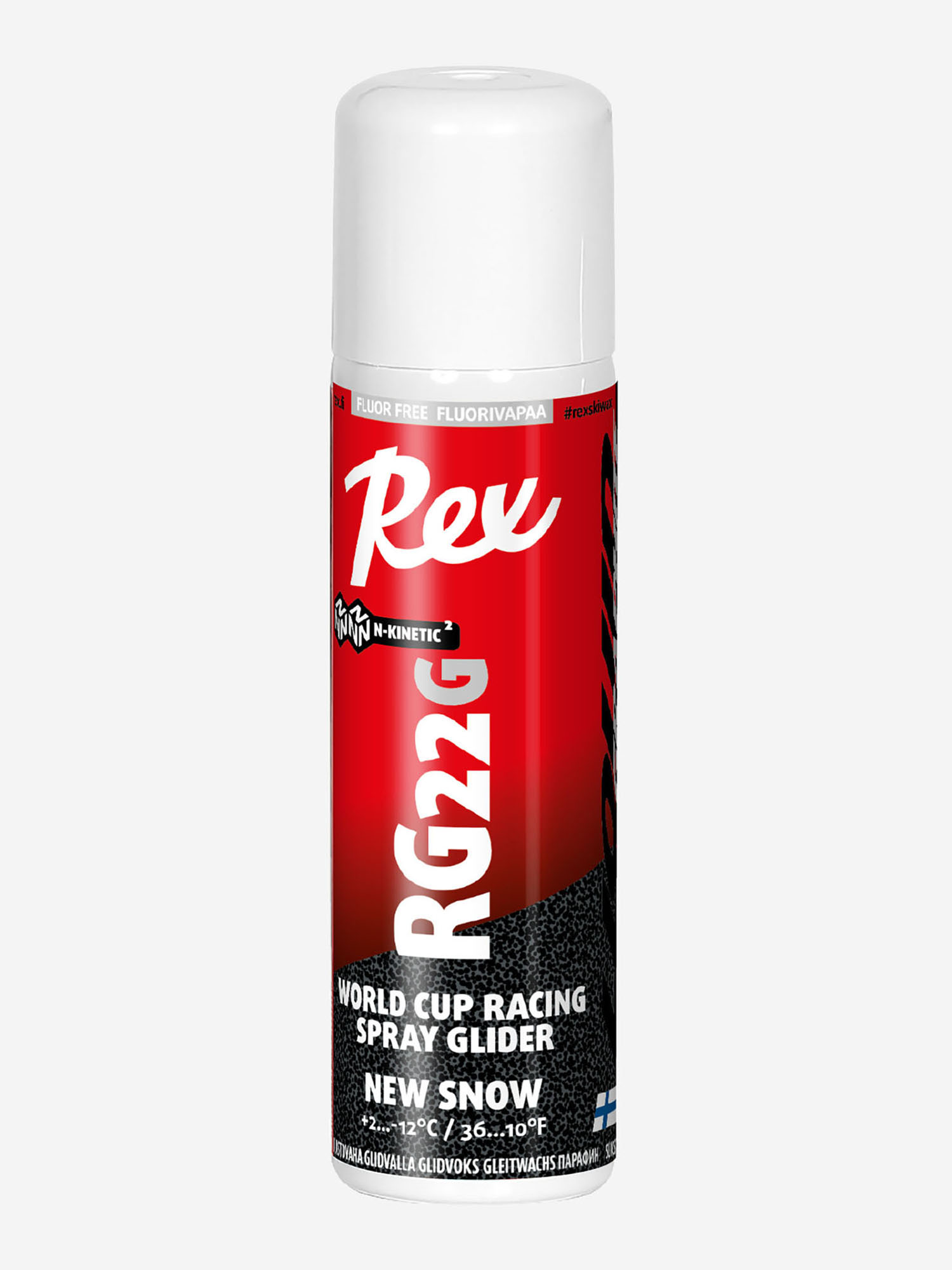 

Гоночный жидкий парафин REX RG22G Graphite Spray, +2С…-12C, 150 мл, Красный