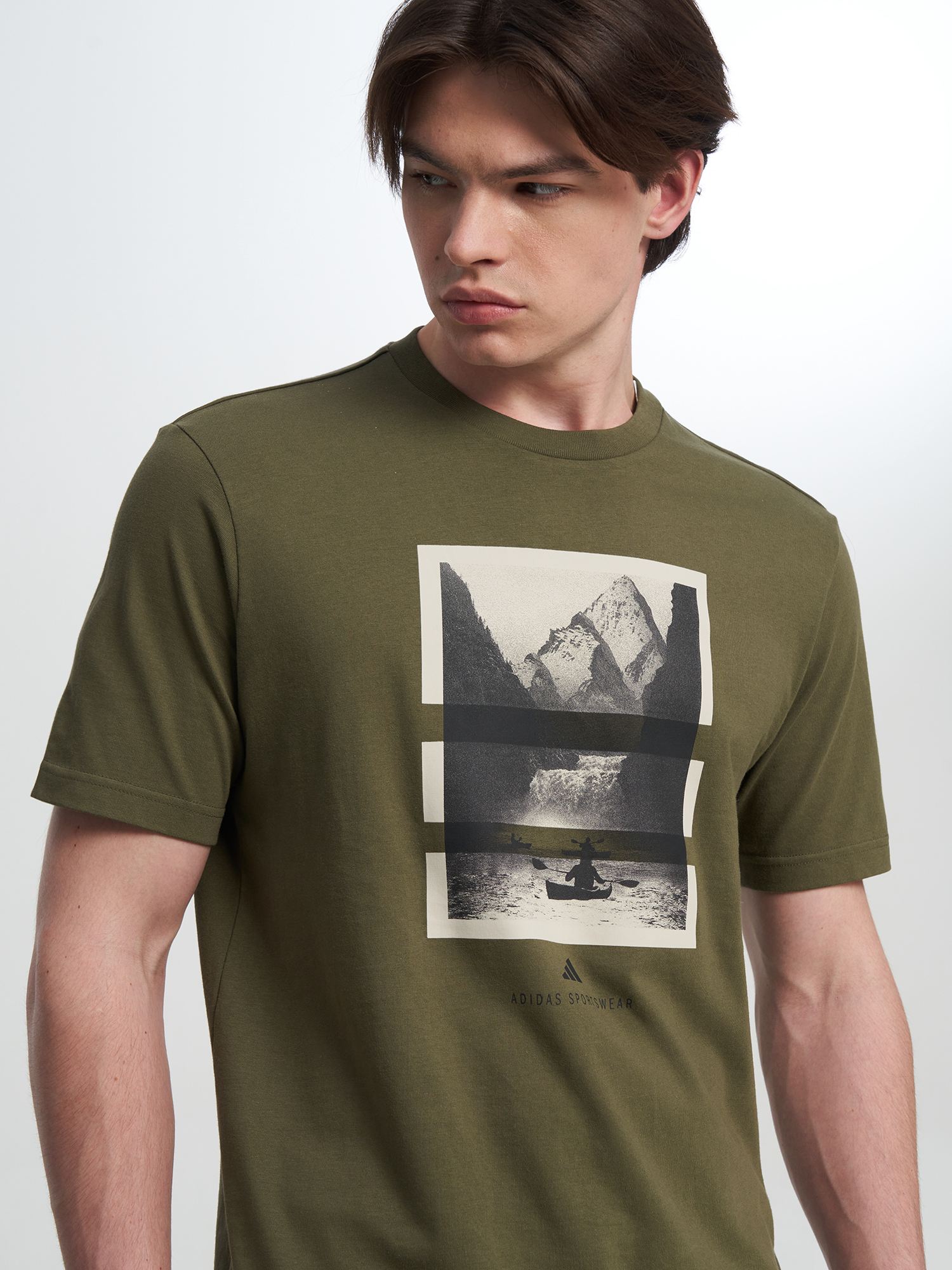 

Футболка мужская Adidas Out Kayak, Зеленый