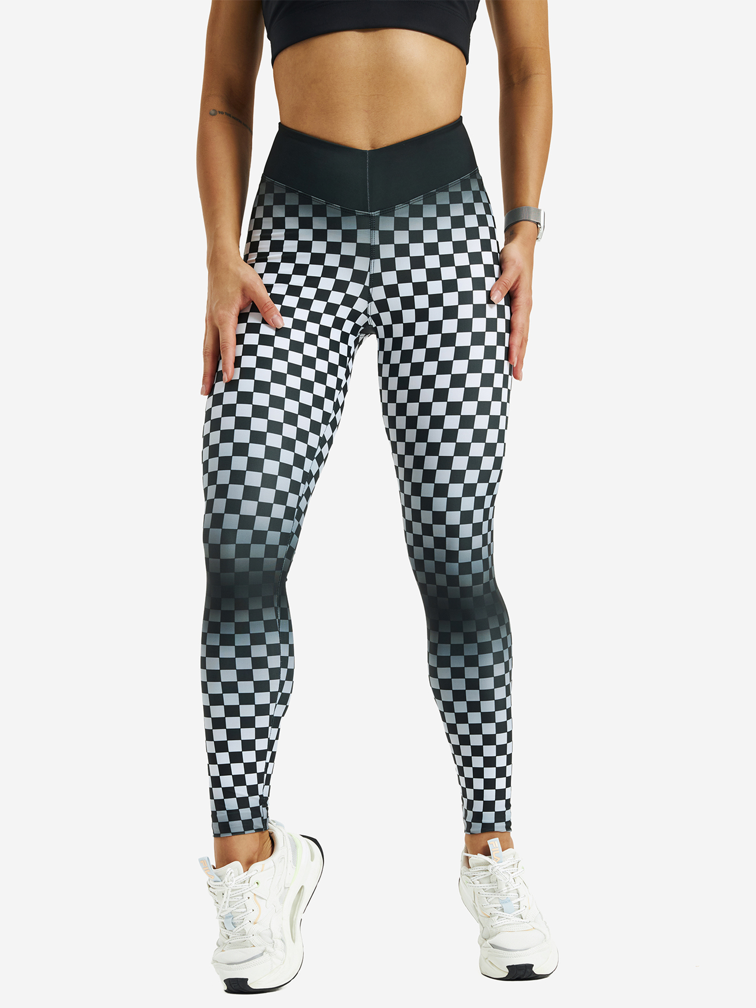 Изображение товара Женские спортивные легинсы BARKA для йоги фитнеса и тренинга высокая талия