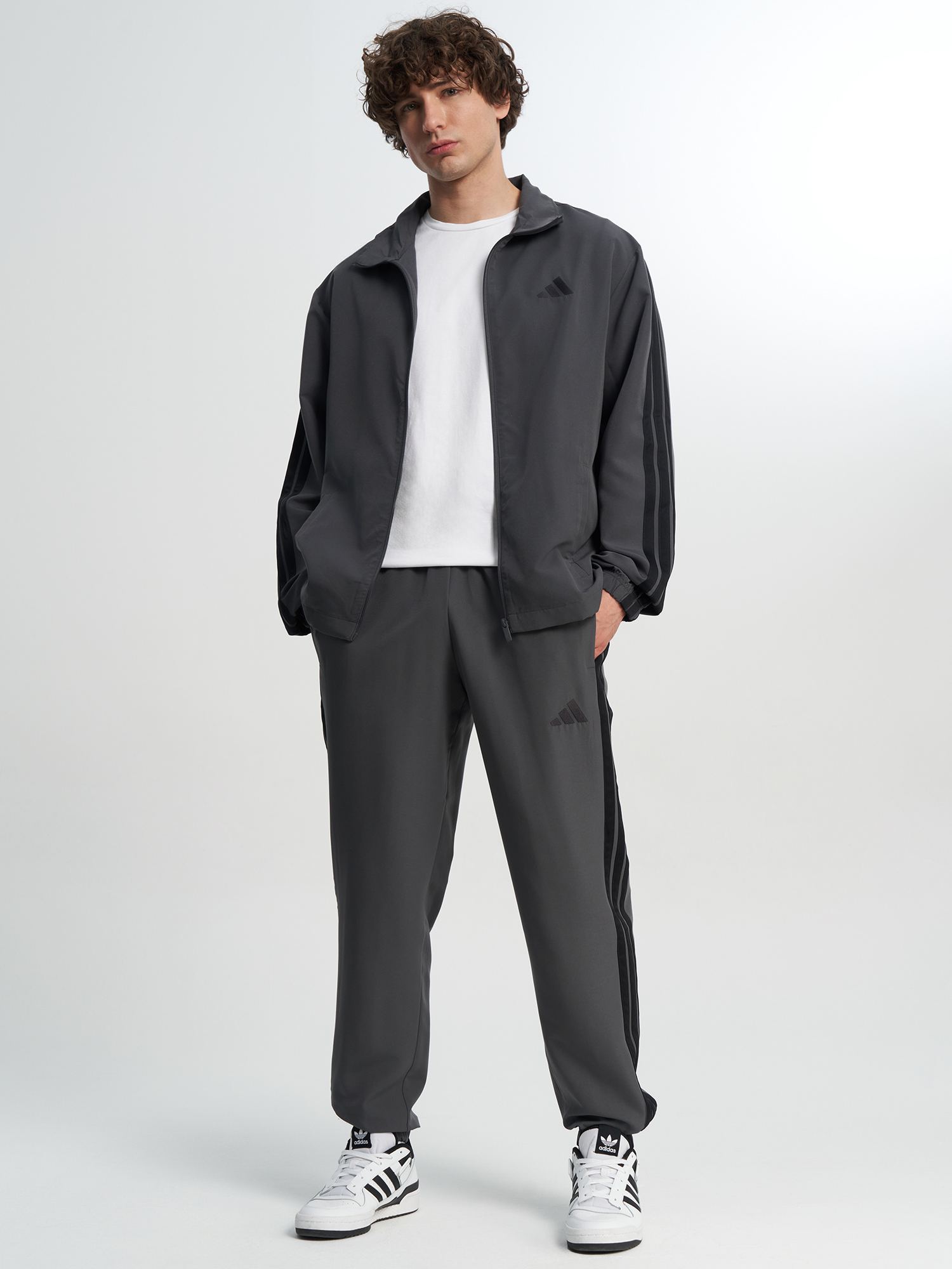 Костюм мужской Adidas, серый, арт. KC1365A01